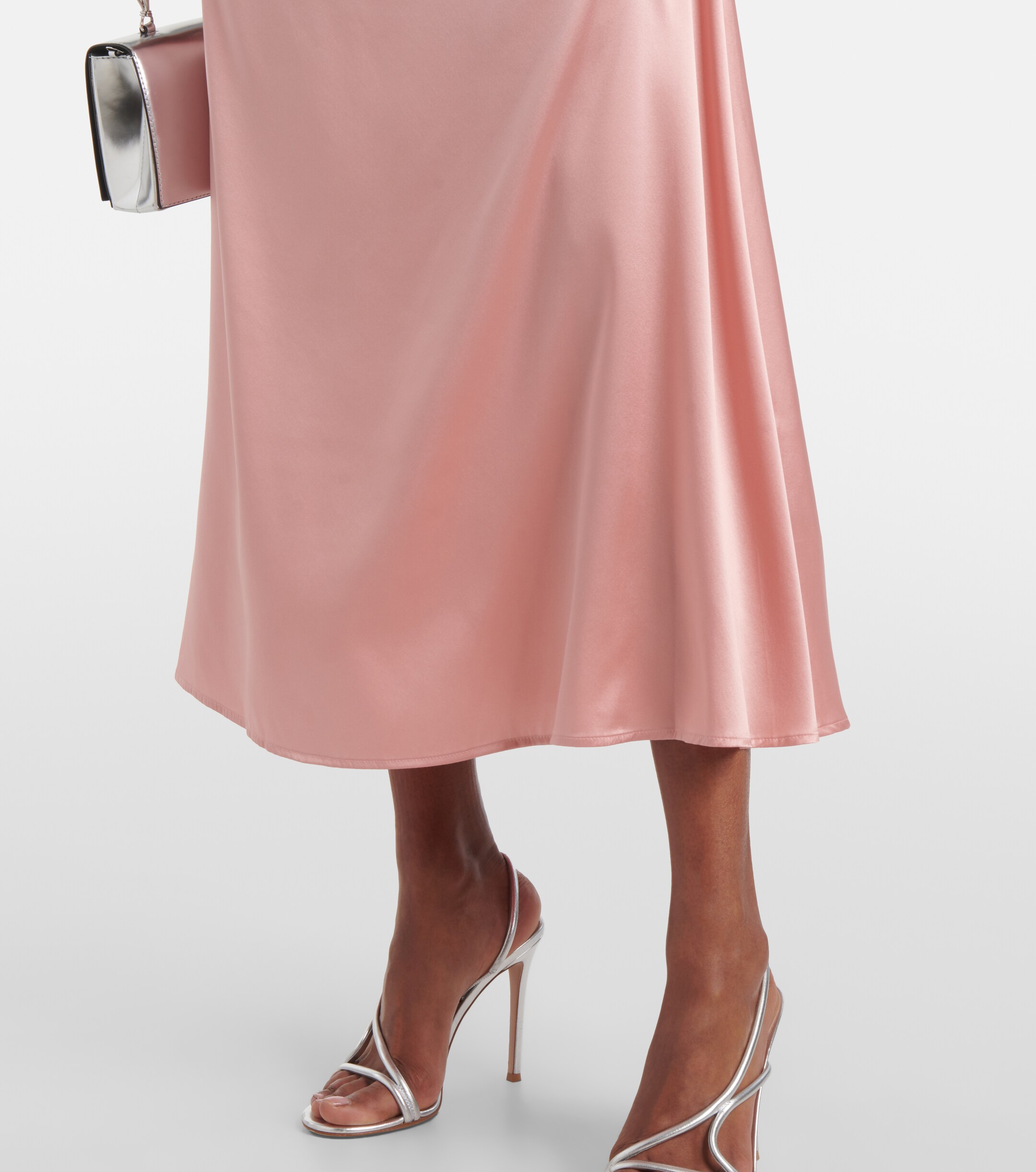 open lace back dress STAUD ELYSE DRESS RED ROSE