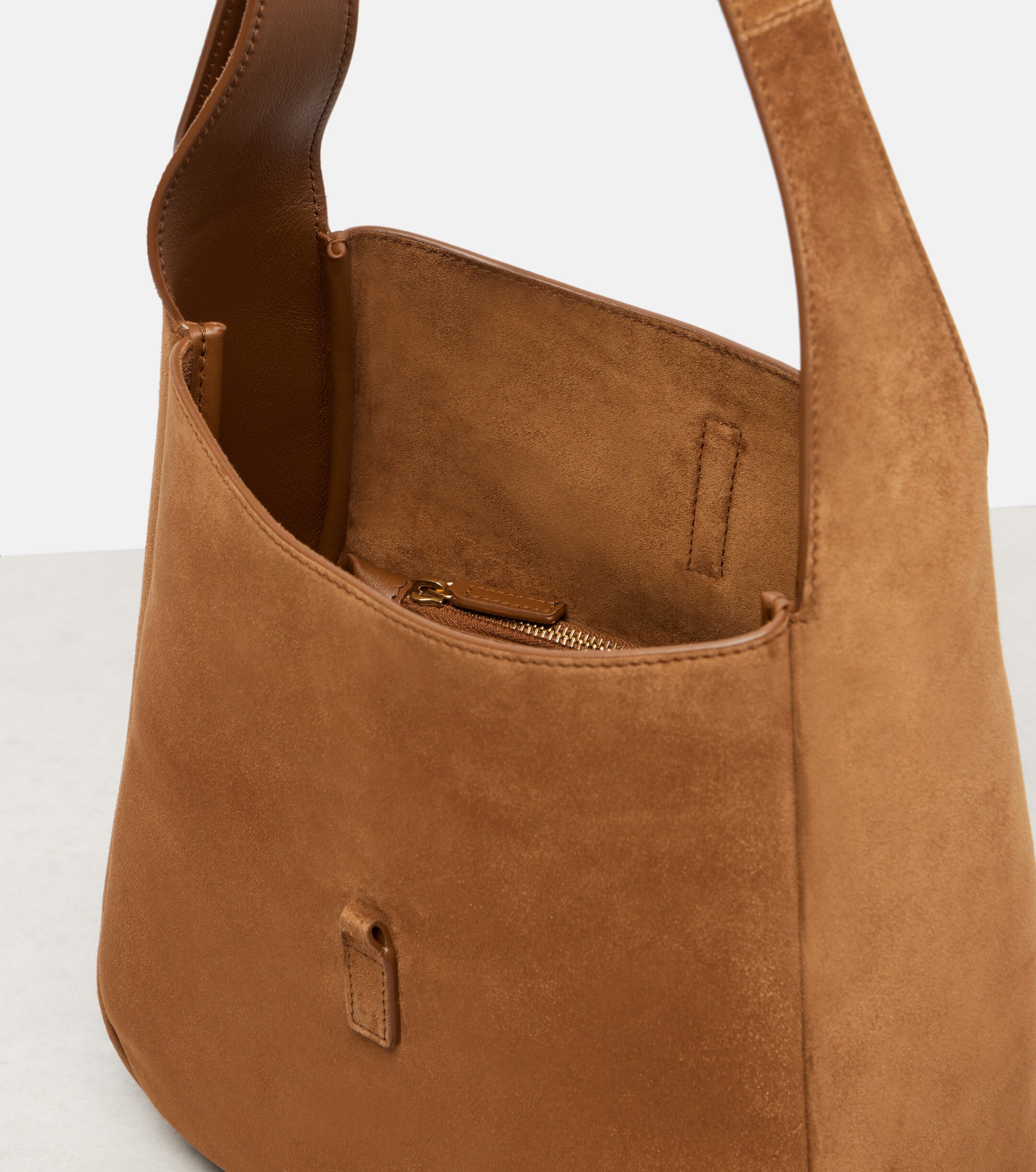 Saint Laurent Le 5 à 7 Supple Small suede shoulder bag