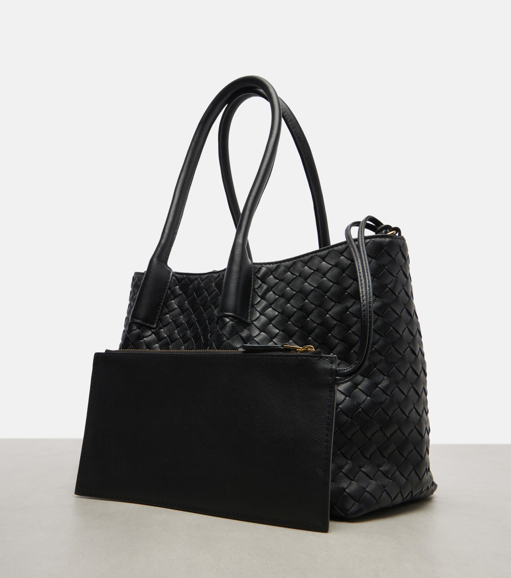 Bottega Veneta Pinacoteca Small reversible leather tote bag
