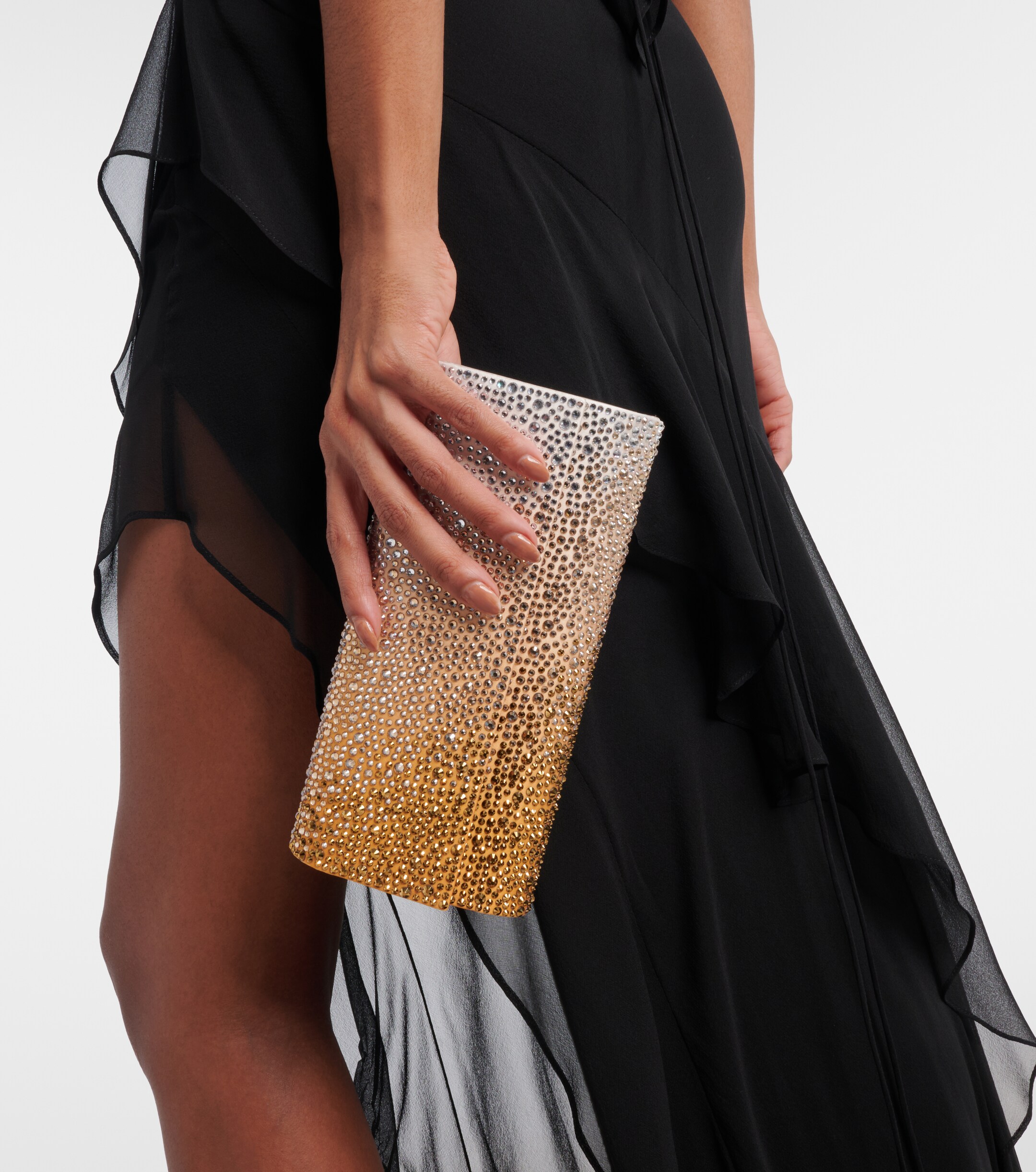 Judith Leiber Couture Judith Leiber Couture Gradient Perry crystal-embellished clutch