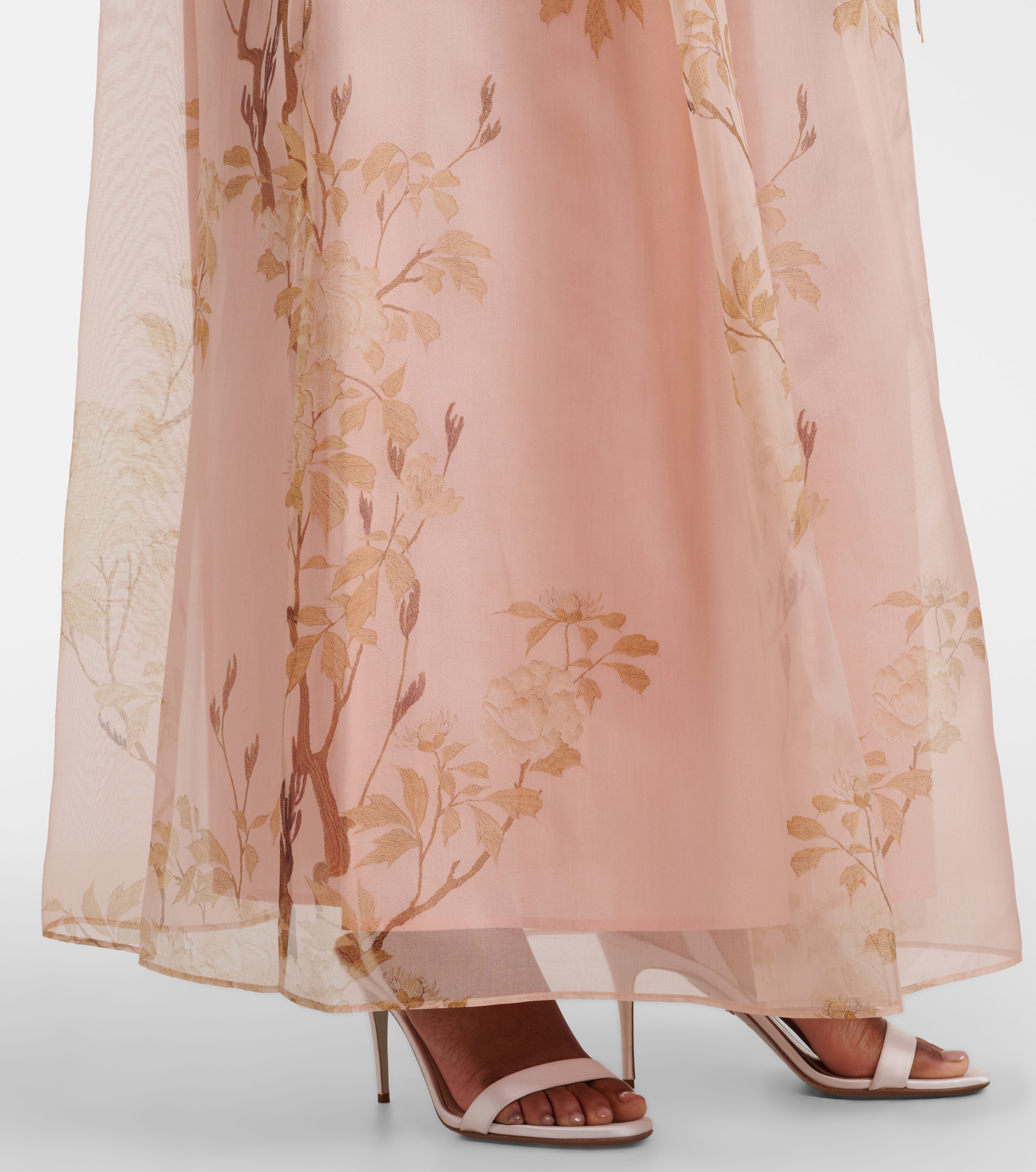 organza summer dresses Floral Organza Summer Dress, Short Sleeve, Lightweight Cotton Lined