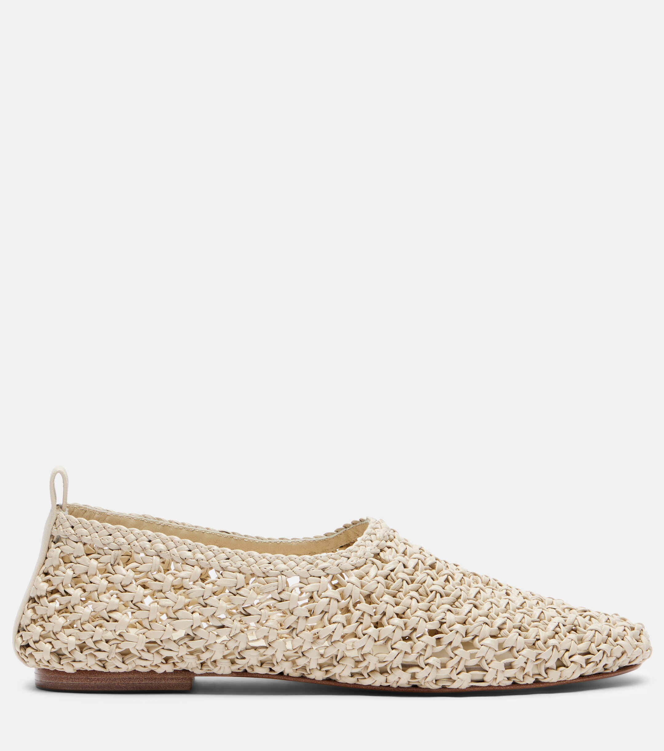 Souliers Martinez Souliers Martinez Pisa woven leather ballet flats
