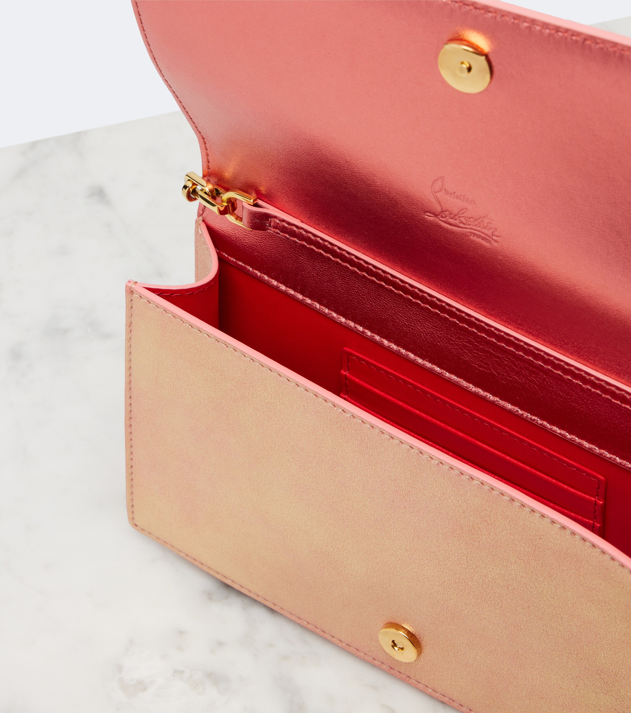 CHRISTIAN LOUBOUTIN Bettina embellished leather clutch