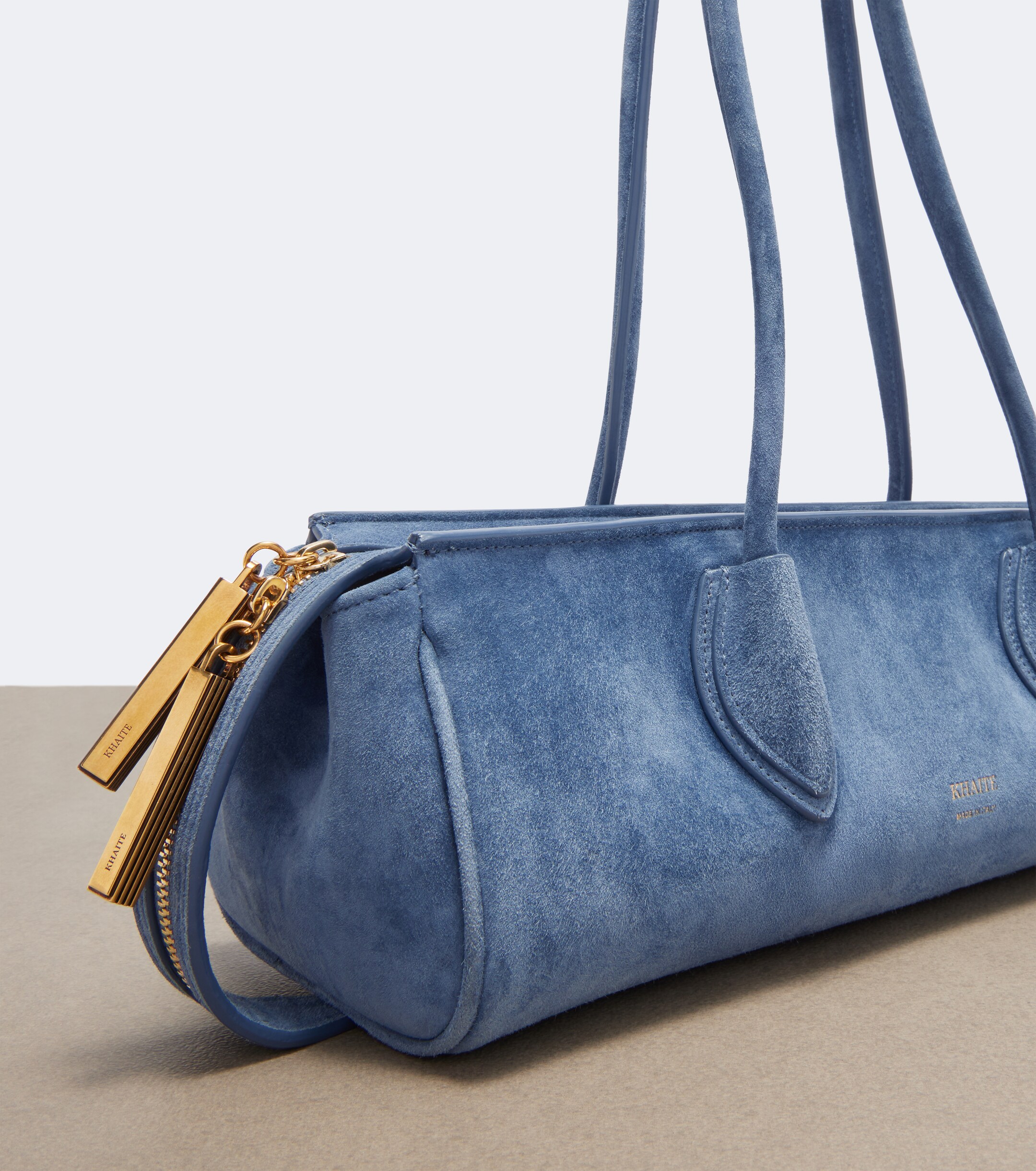 KHAITE Khaite Donna Medium suede shoulder bag