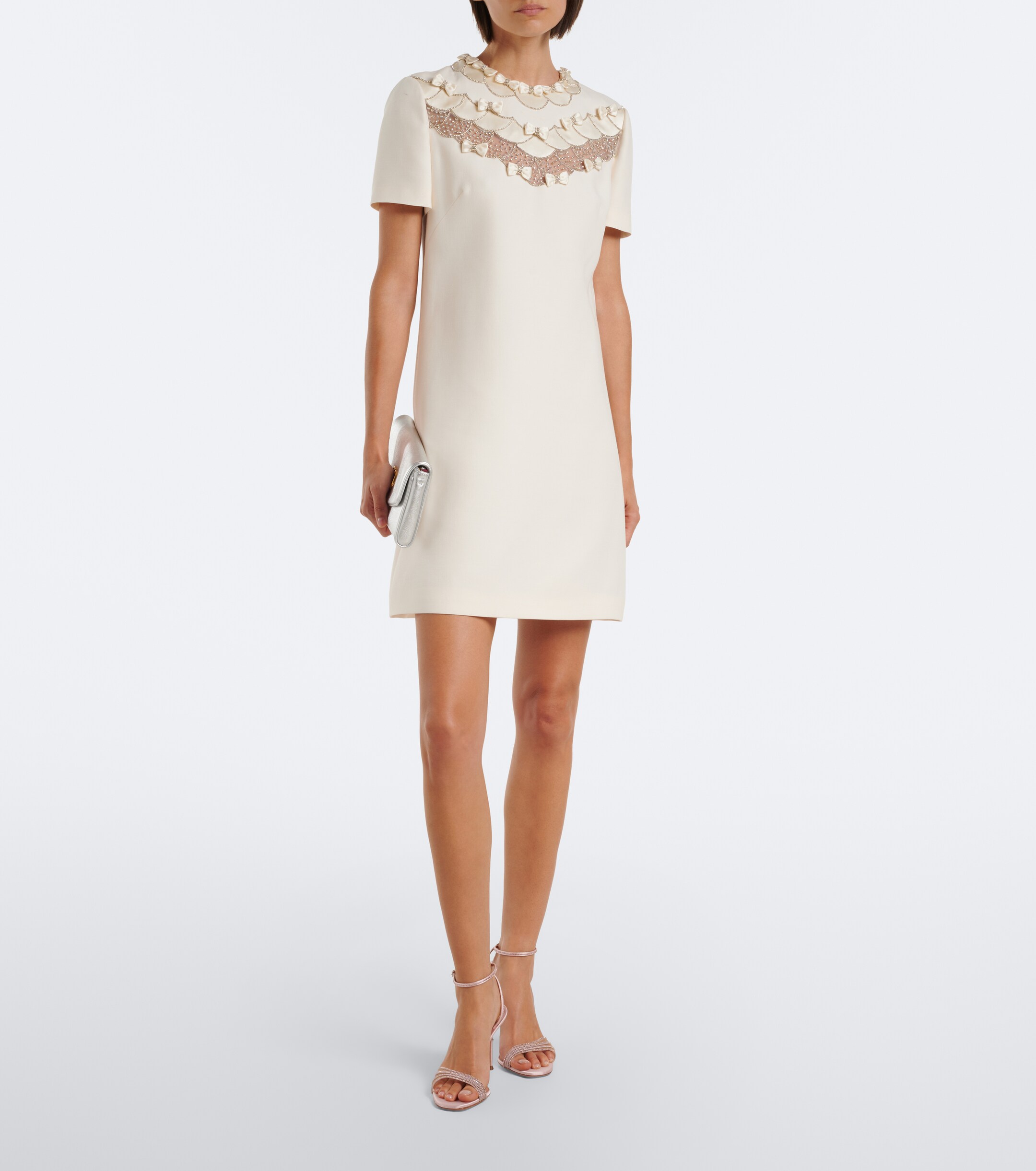 AQUAZZURA Aquazzura Dream Girl suede and mesh sandals