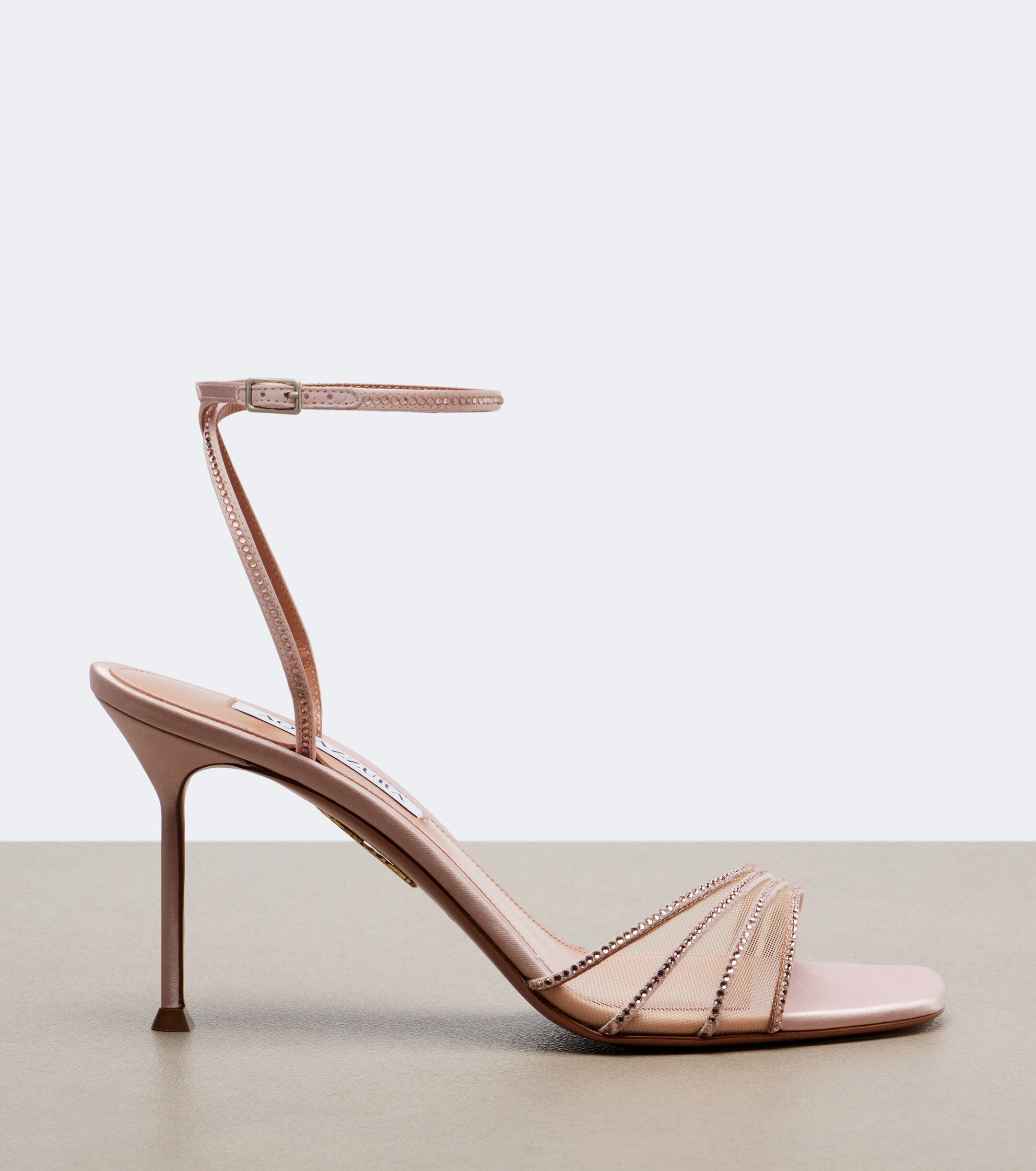 AQUAZZURA Aquazzura Dream Girl suede and mesh sandals