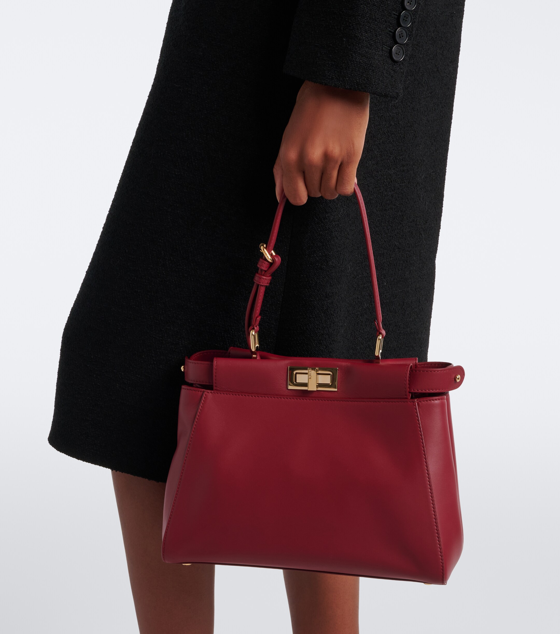 Fendi Peekaboo® Small leather tote bag