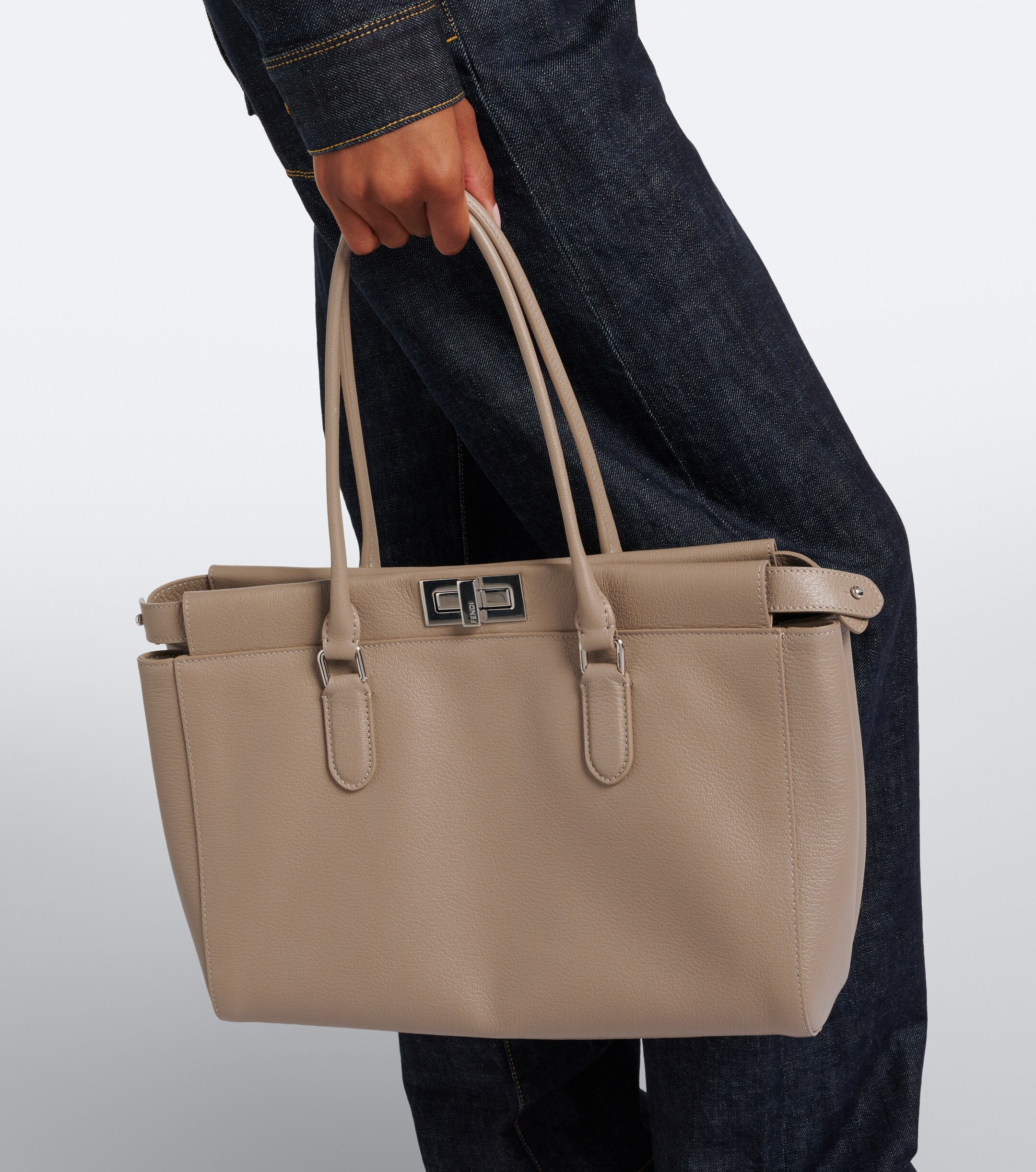 Fendi Peekaboo® Small leather shoulder bag