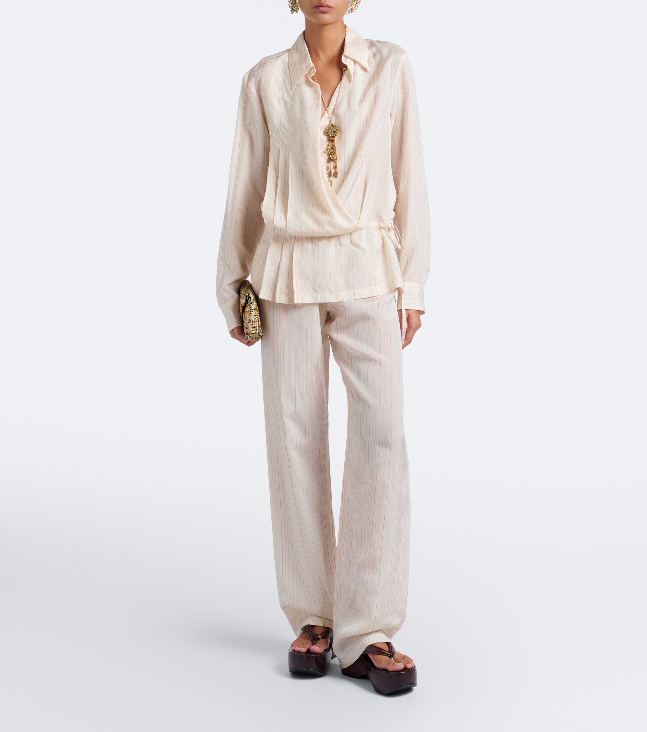 Dries Van Noten Dries Van Noten Striped wide-leg pants