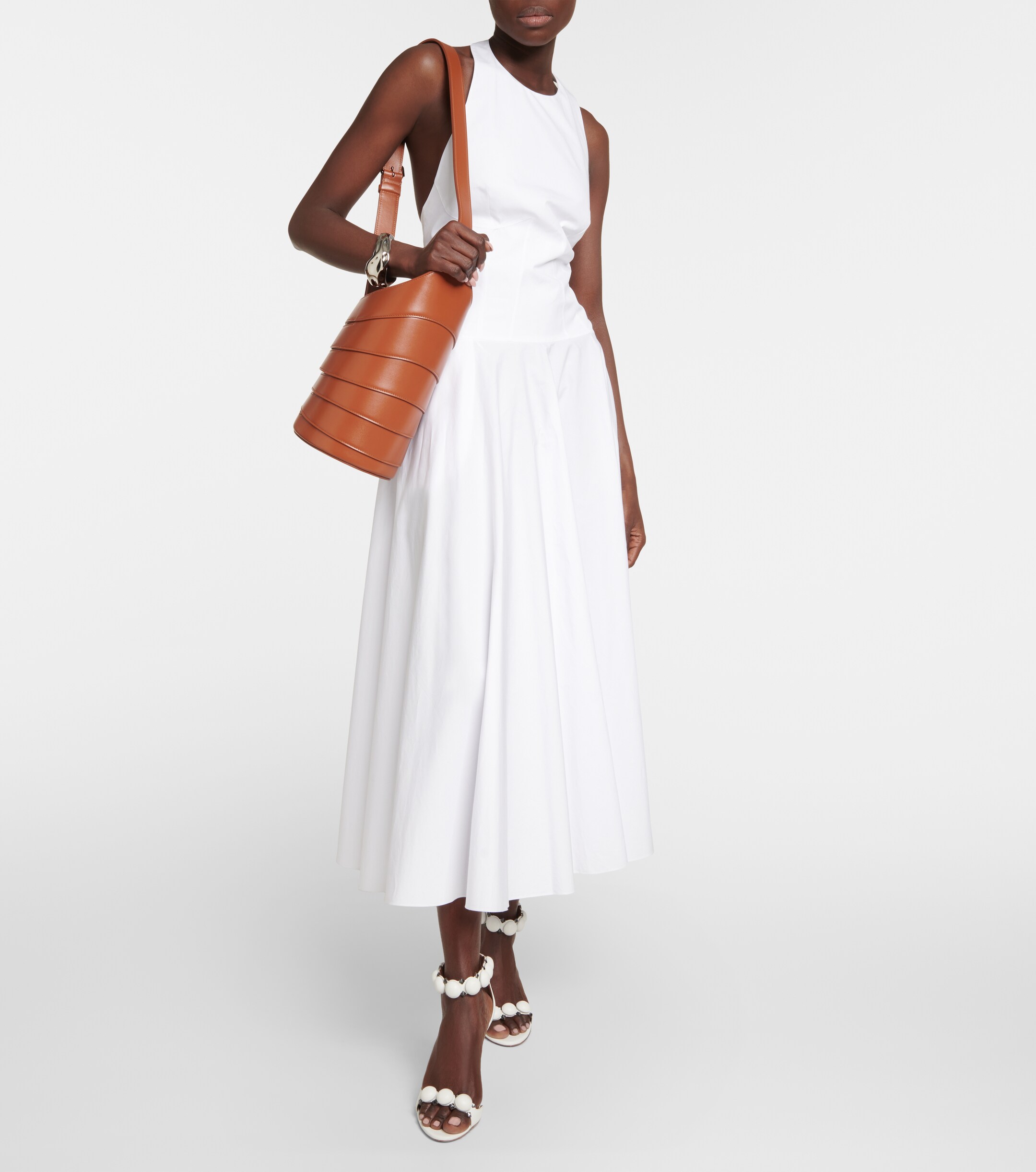 Alaïa Babel Small leather shoulder bag