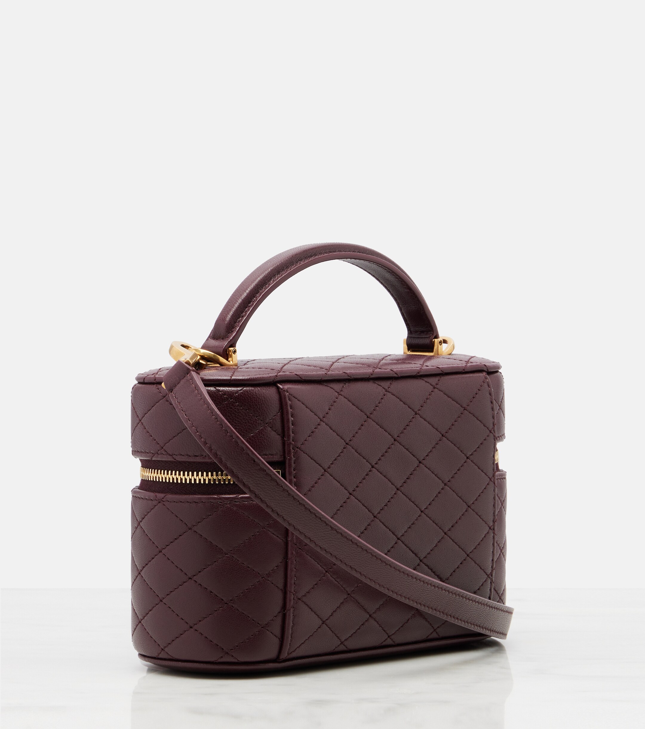 Saint Laurent Gaby patent leather vanity bag