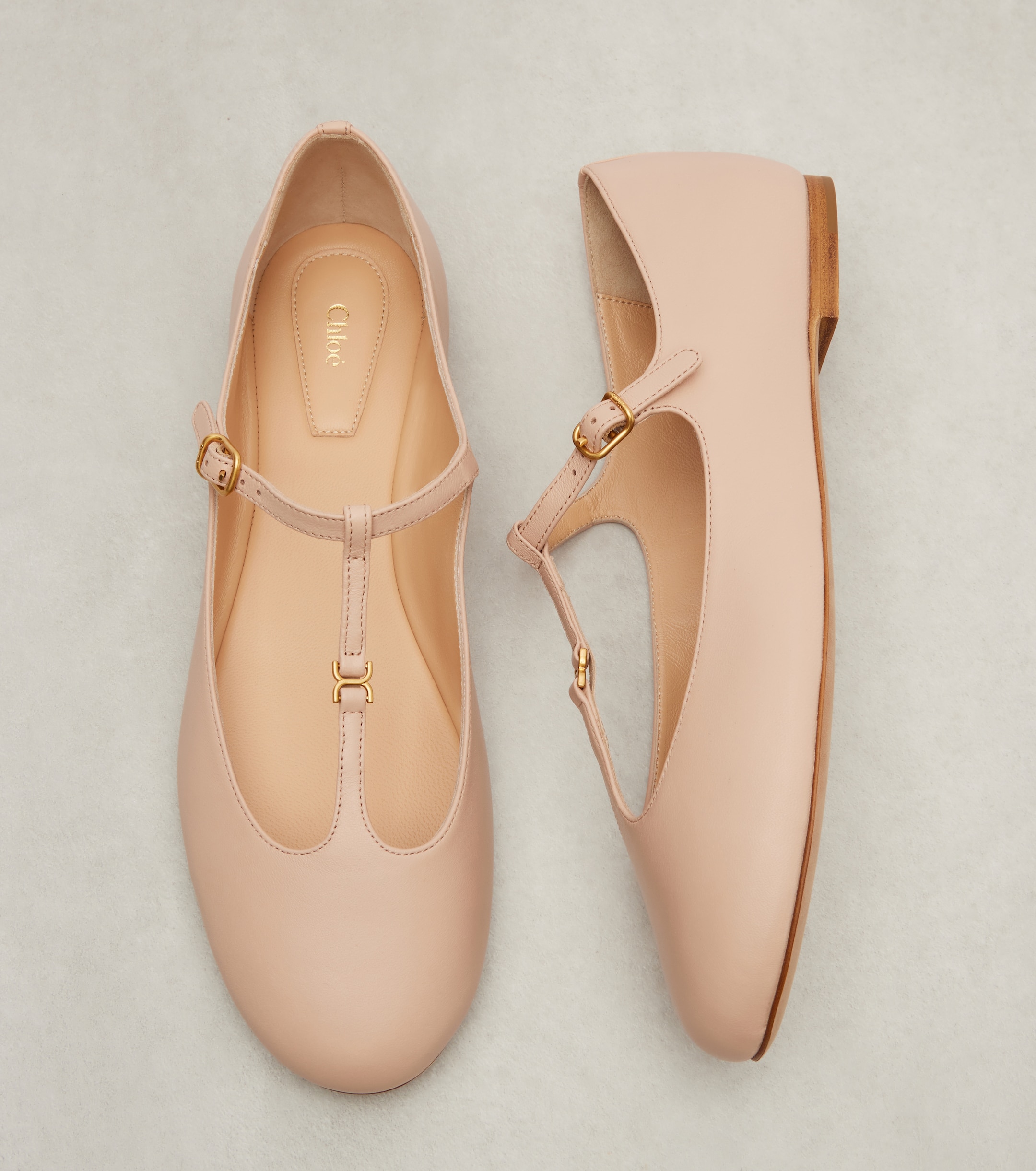 Chloé - Marcie leather Mary Jane flats | Plush