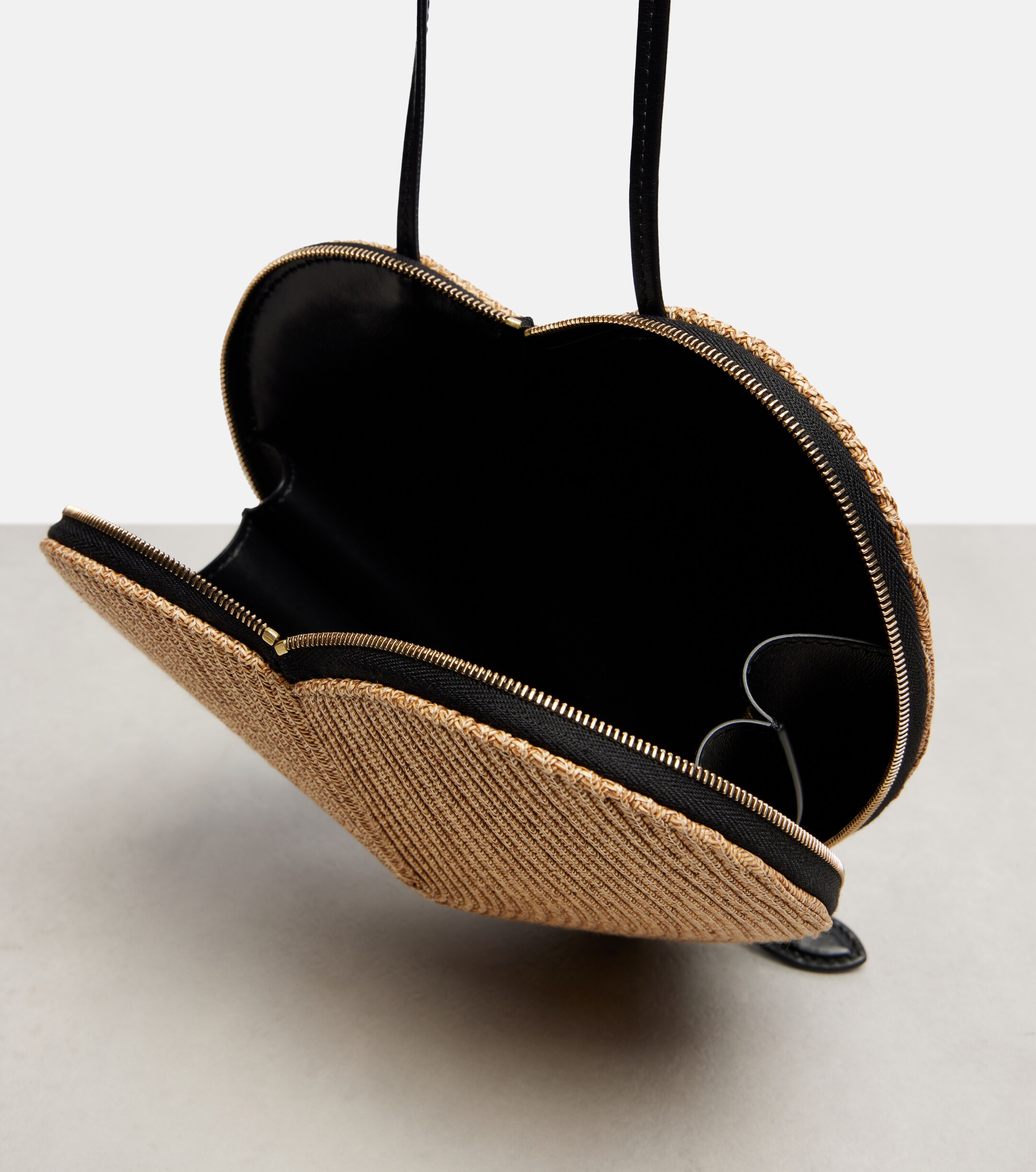Alaïa Le Cœur woven crossbody bag