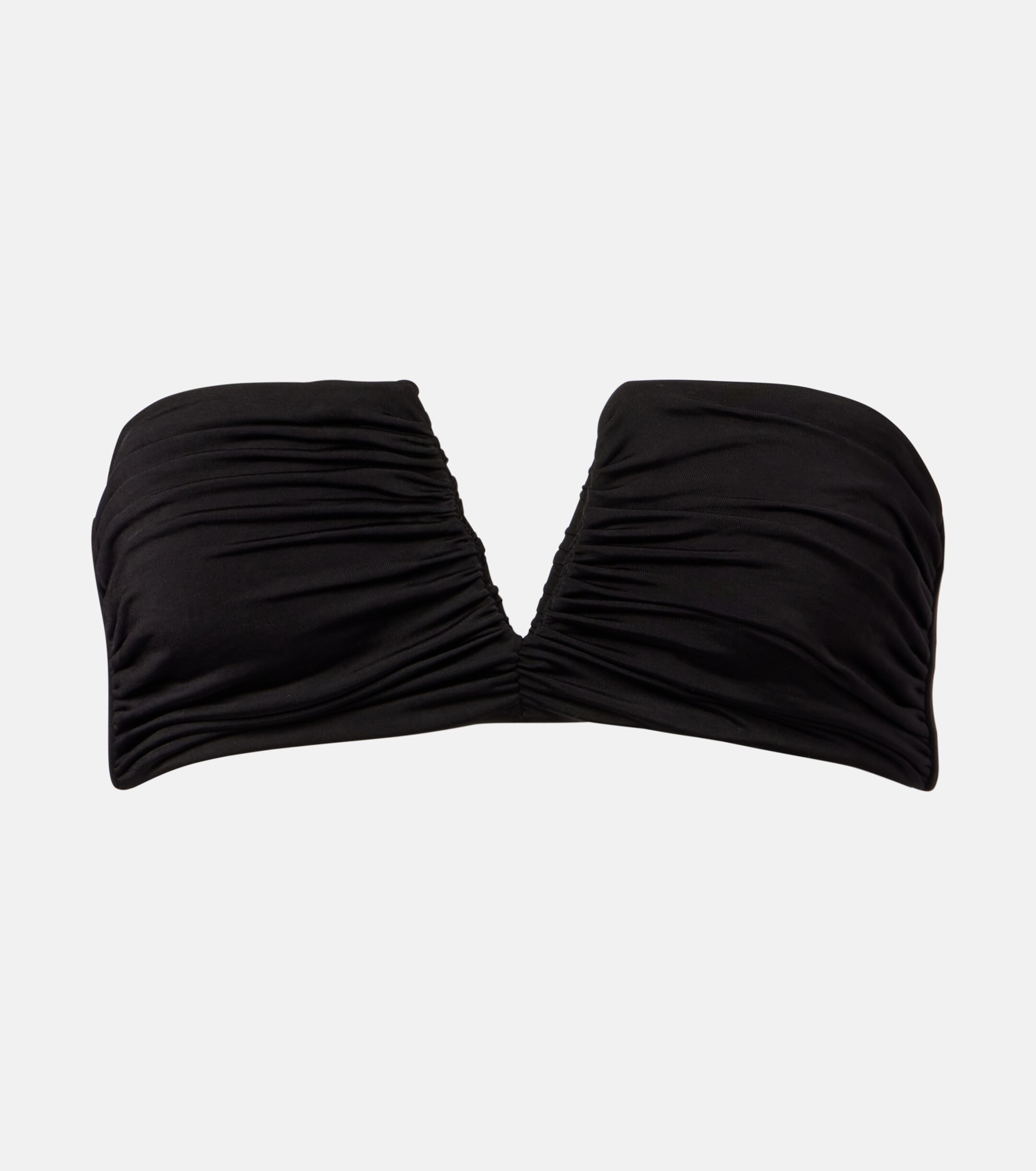 Jade Swim Clara ruched jersey bandeau top thumbnail