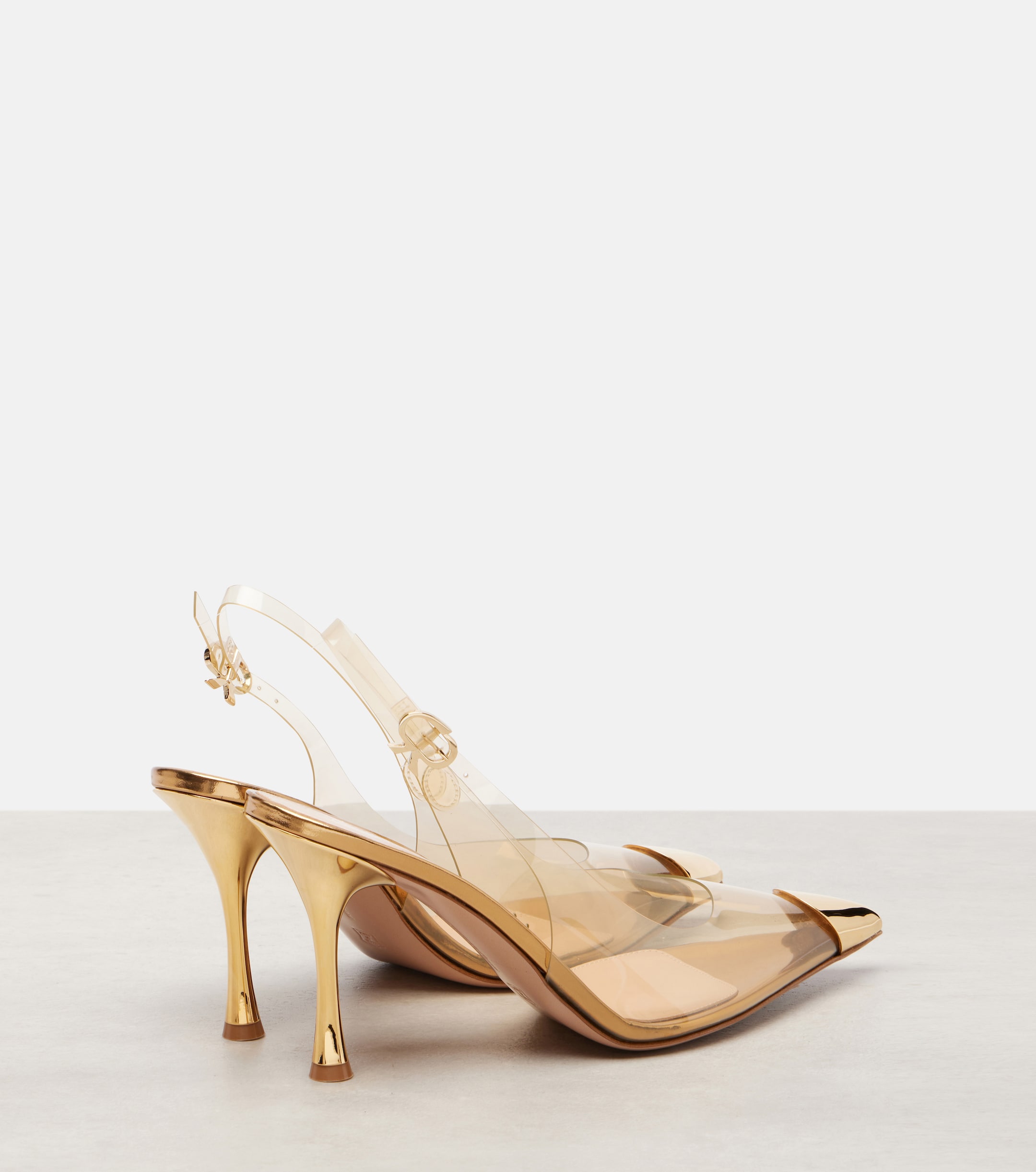 GIANVITO ROSSI Diana 85 PVC slingback pumps thumbnail