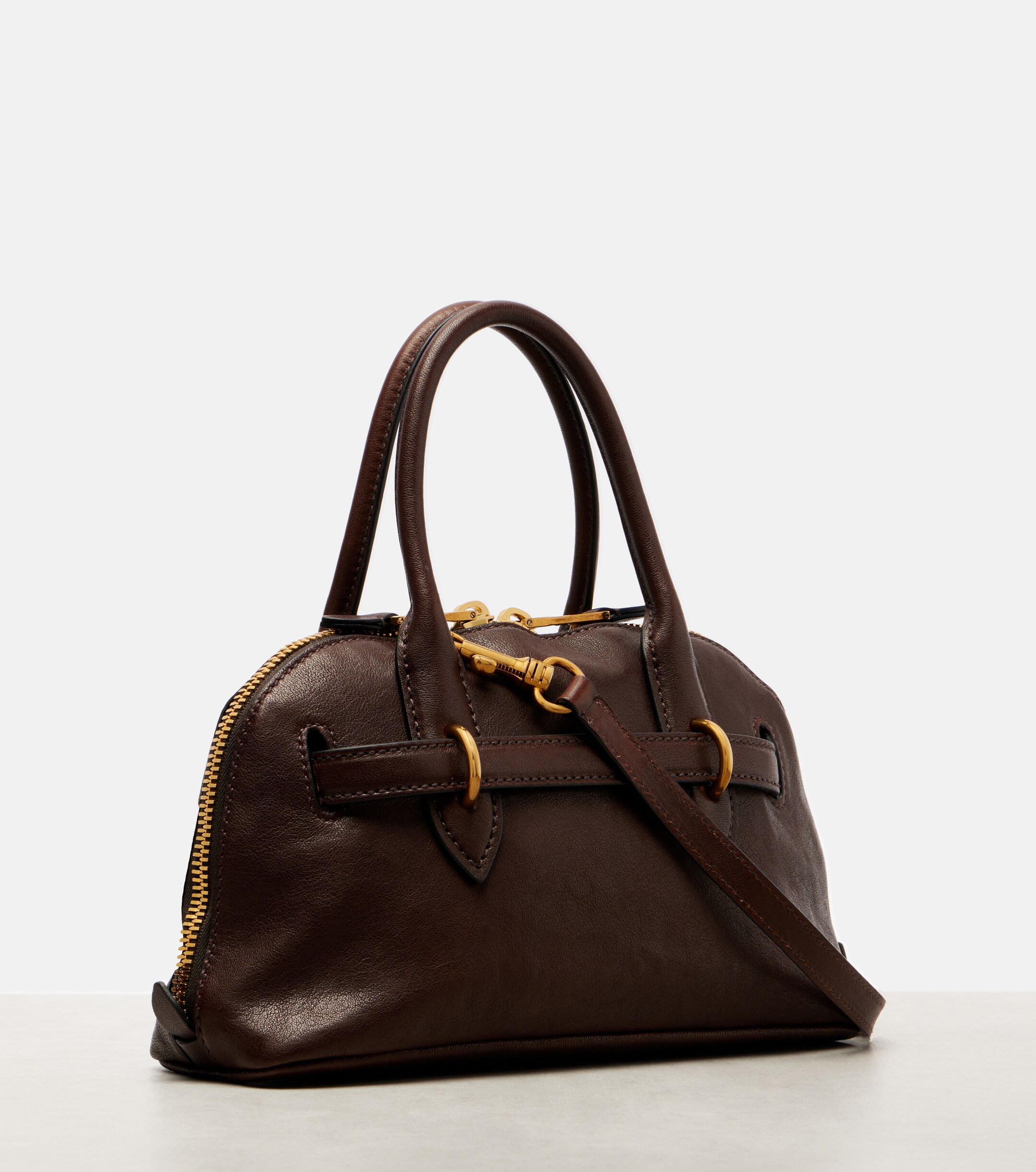 Miu Miu Aventure leather tote bag