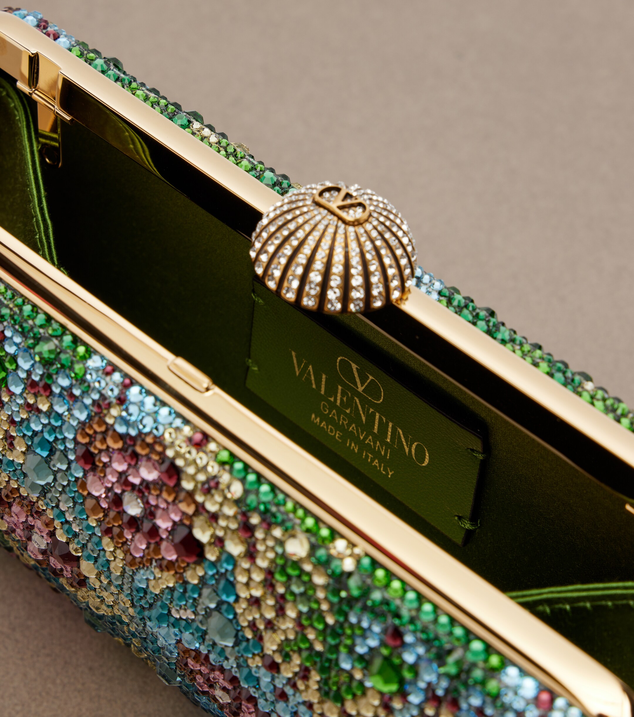 Valentino Garavani Carry Secrets Swarovski®-embellished clutch thumbnail