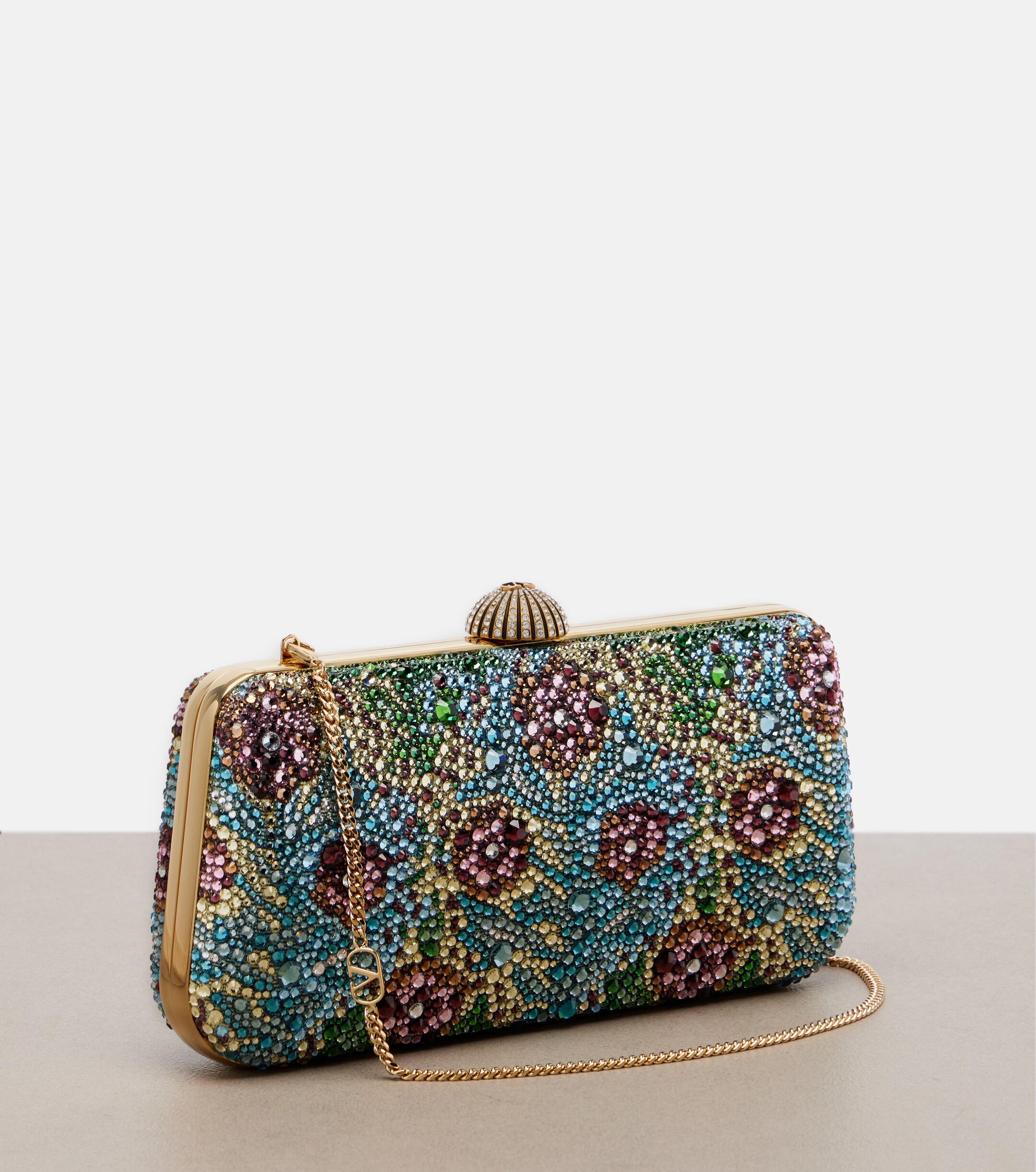 Valentino Garavani Carry Secrets Swarovski®-embellished clutch thumbnail