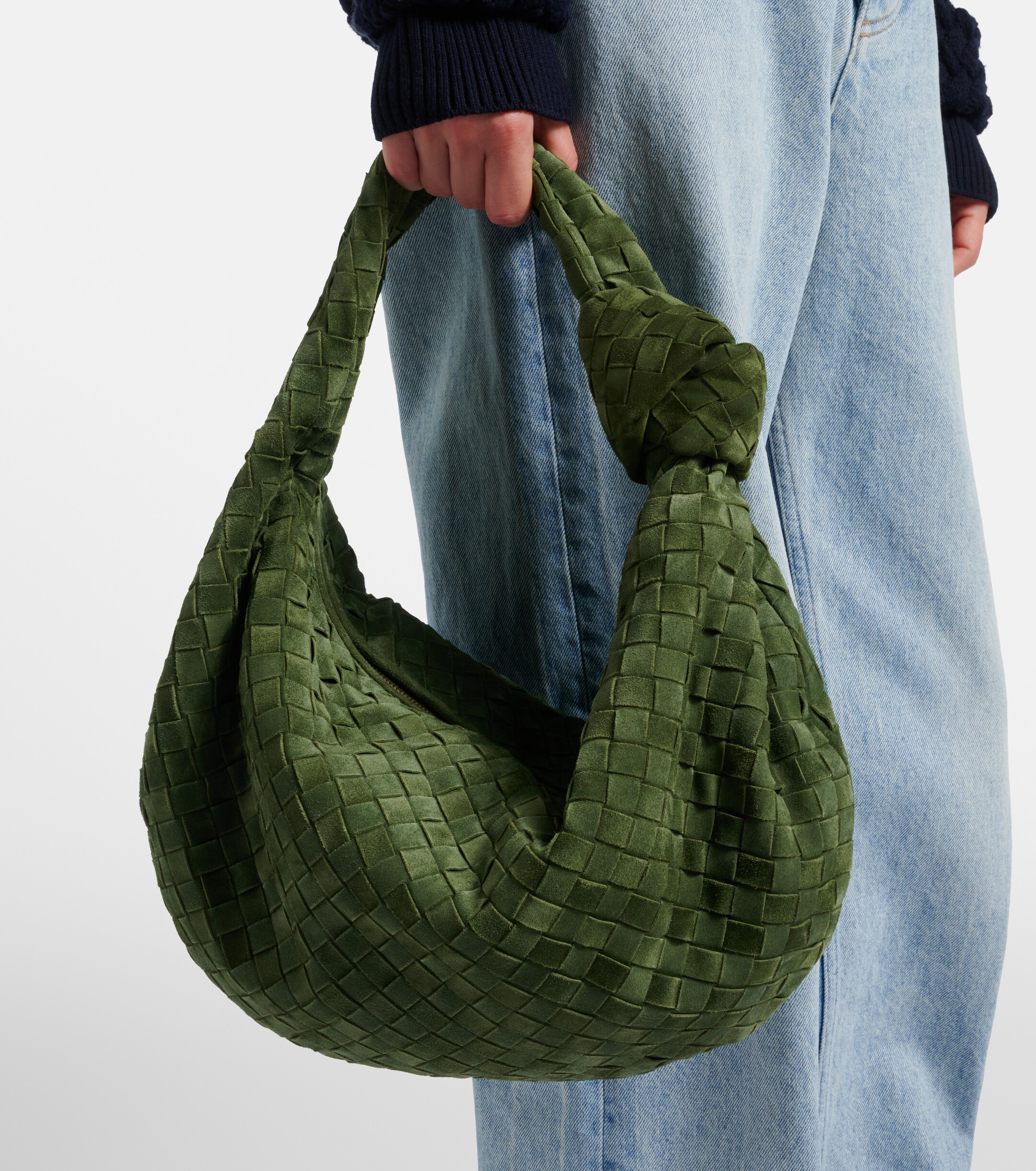 Bottega Veneta Jodie Small suede shoulder bag