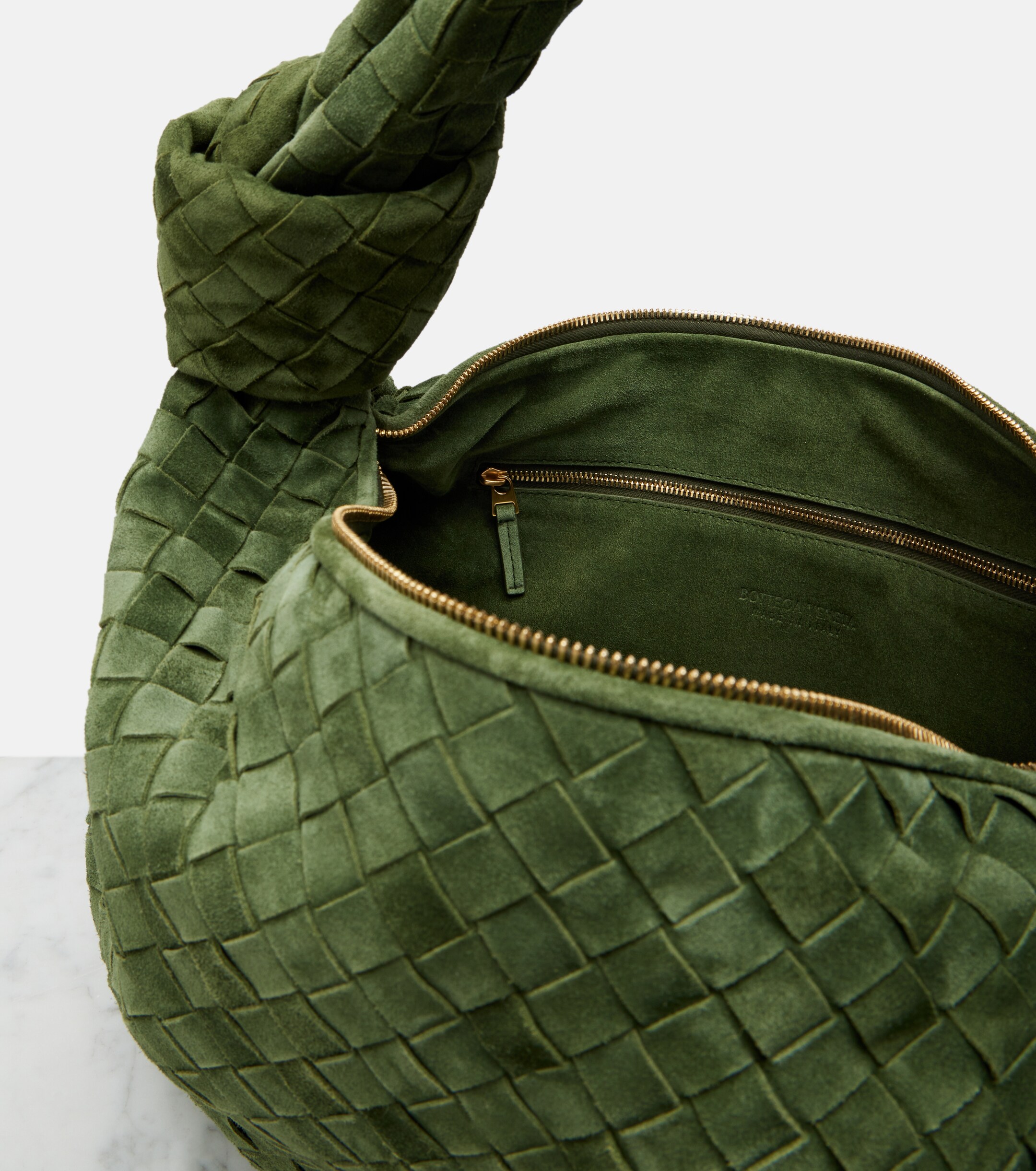 Bottega Veneta Jodie Small suede shoulder bag