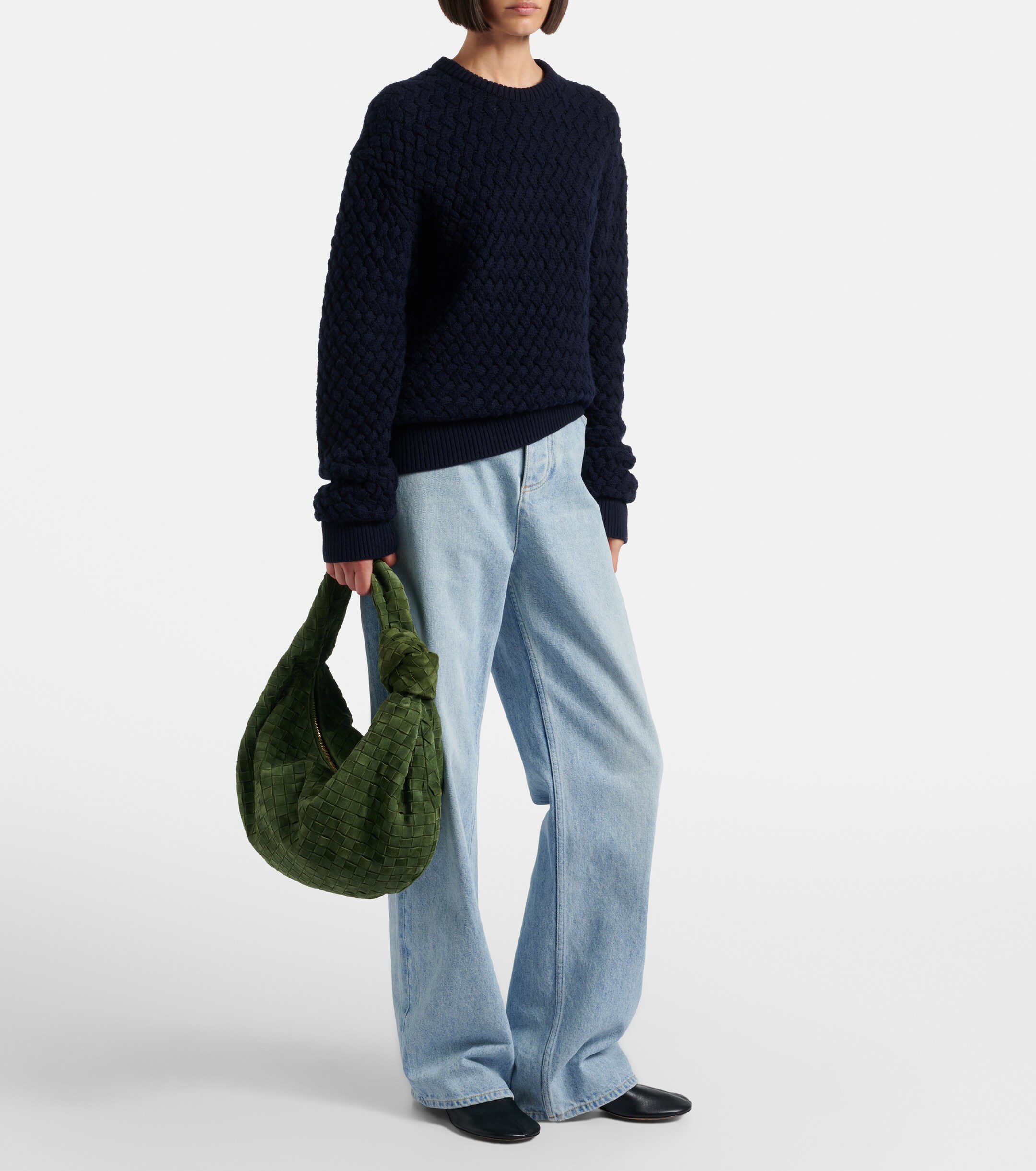 Bottega Veneta Jodie Small suede shoulder bag