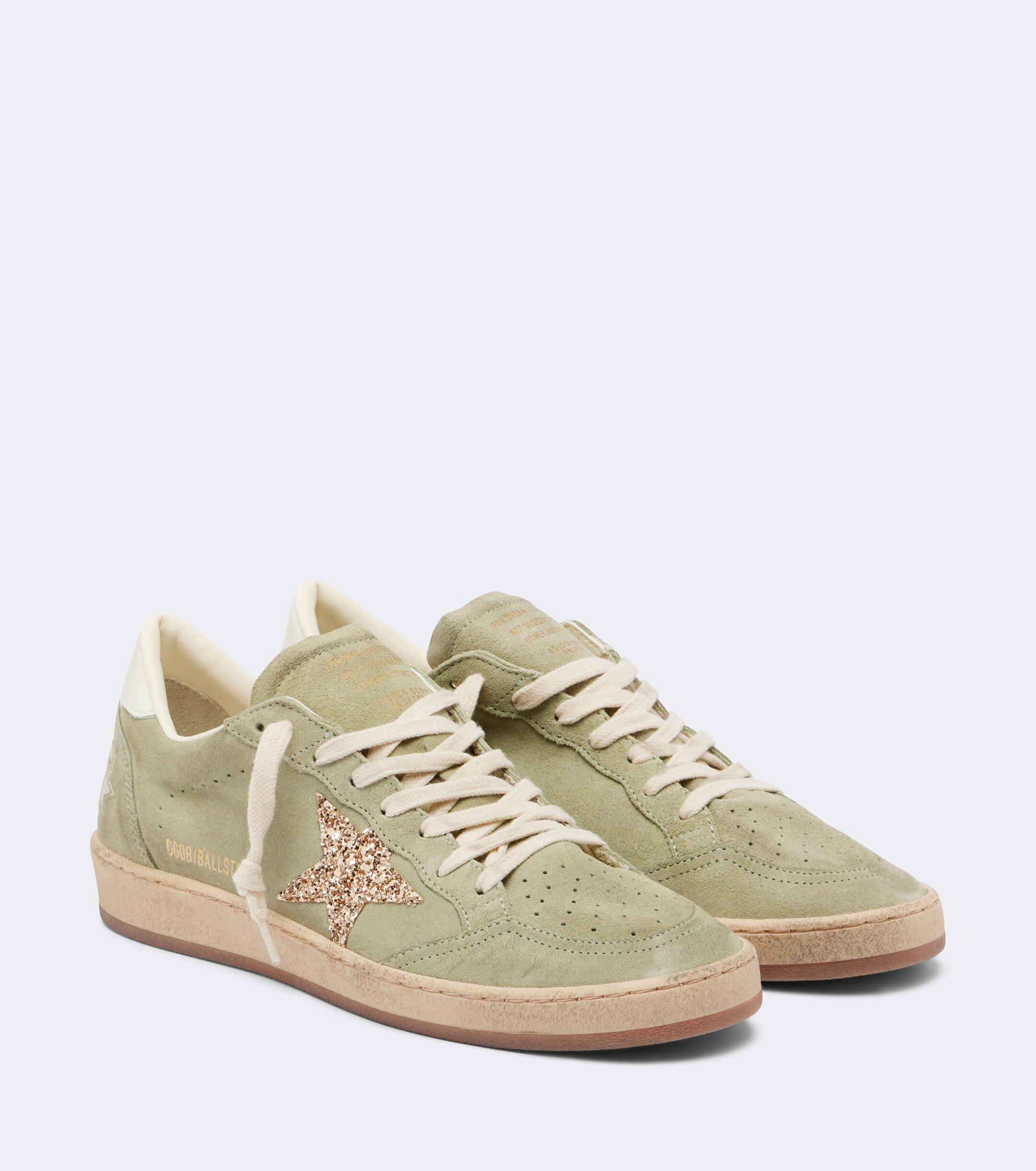 Golden Goose Golden Goose Ball Star glitter suede sneakers