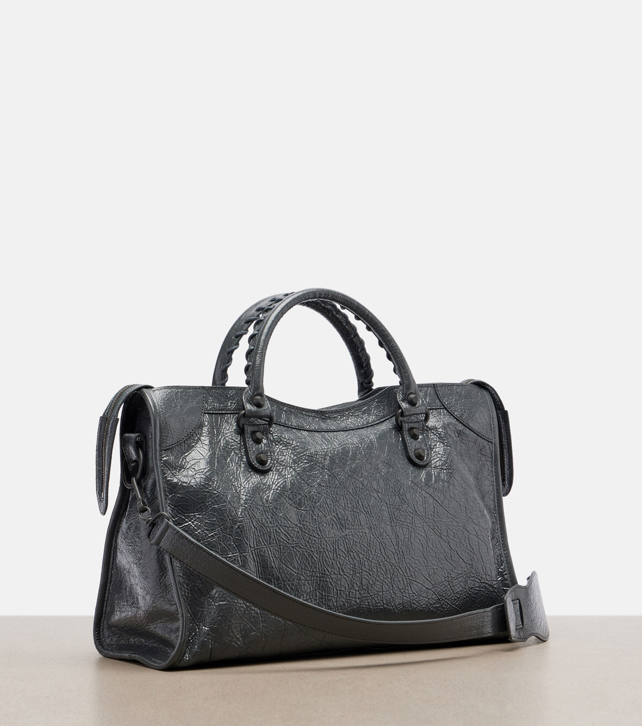 Balenciaga Le City leather top-handle bag