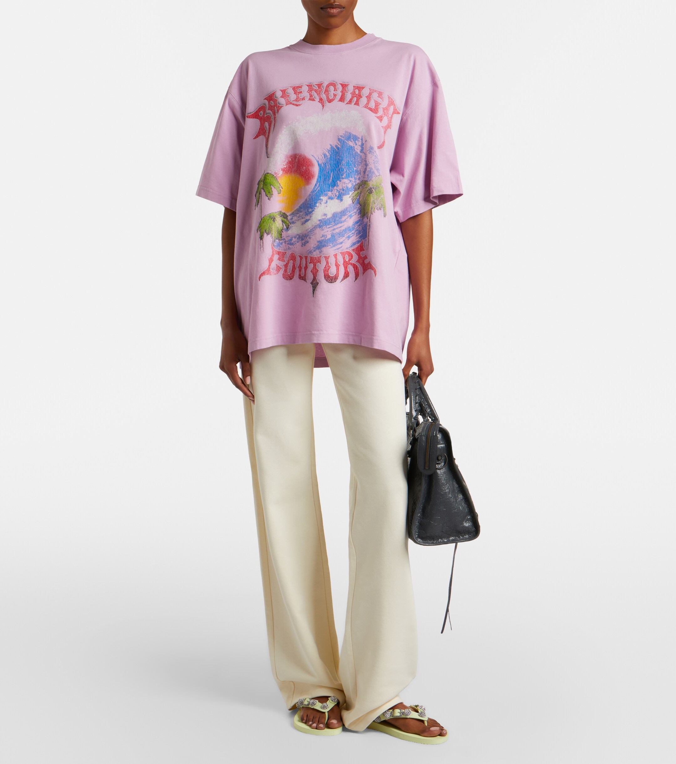 Balenciaga Le City leather top-handle bag