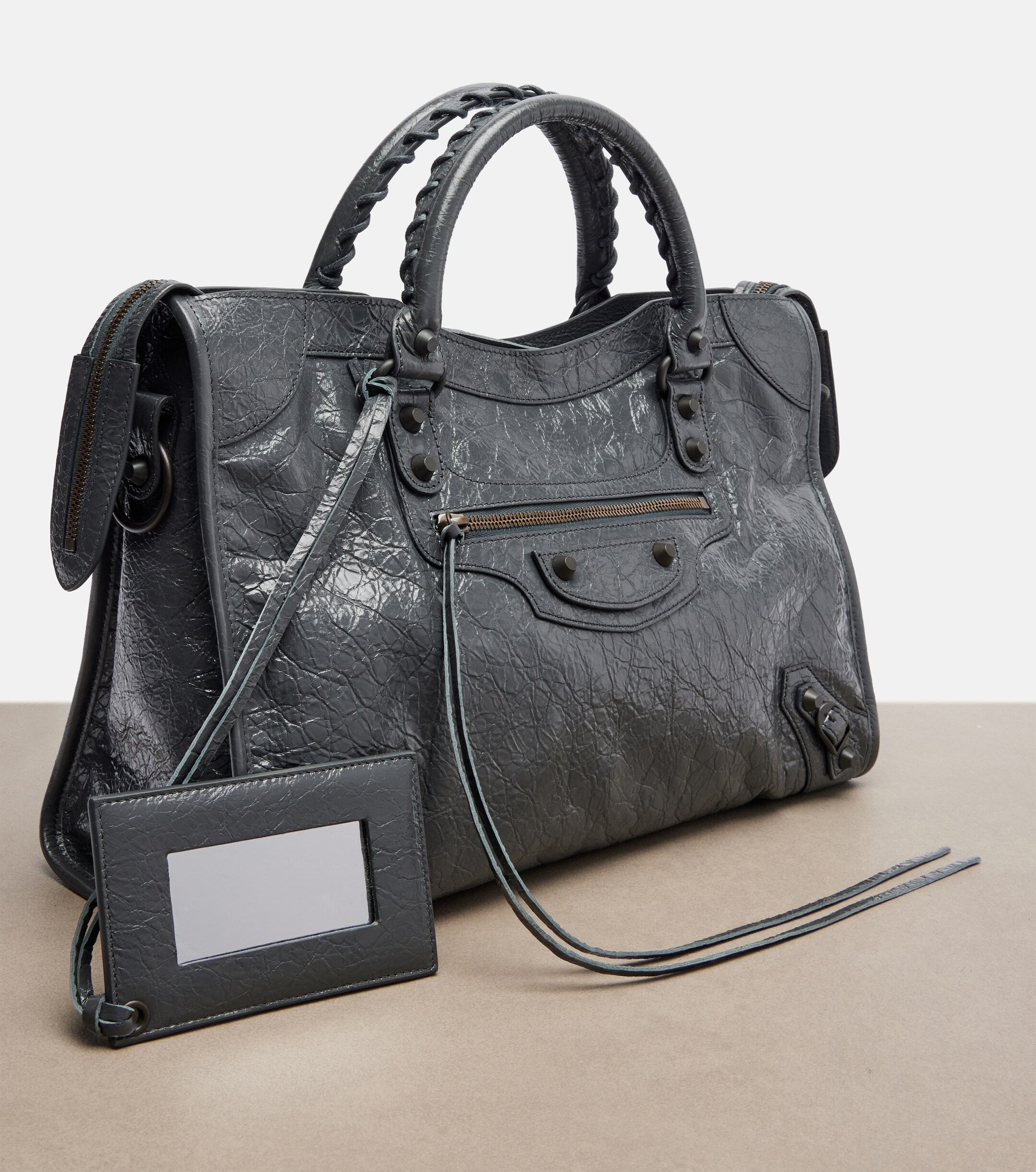 Balenciaga Le City leather top-handle bag