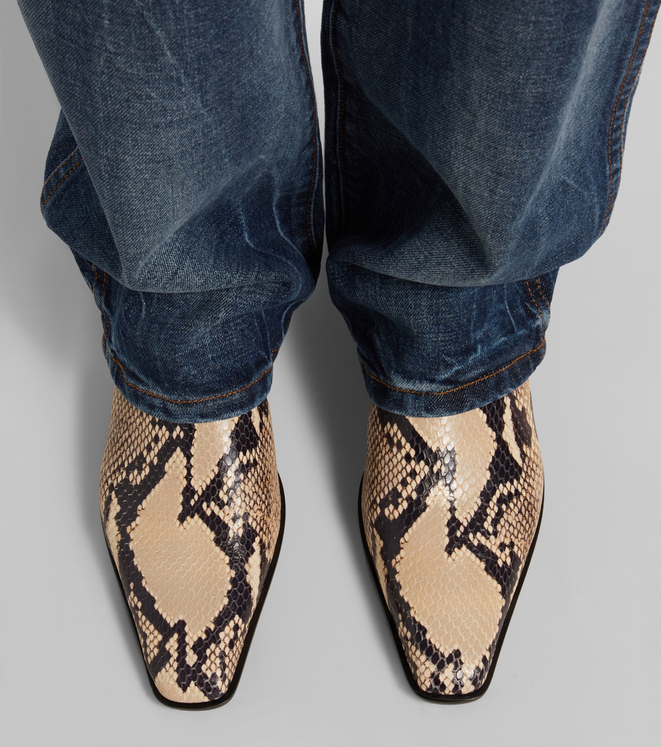 Paris Texas Paris Texas Bettina snake-print ankle boots