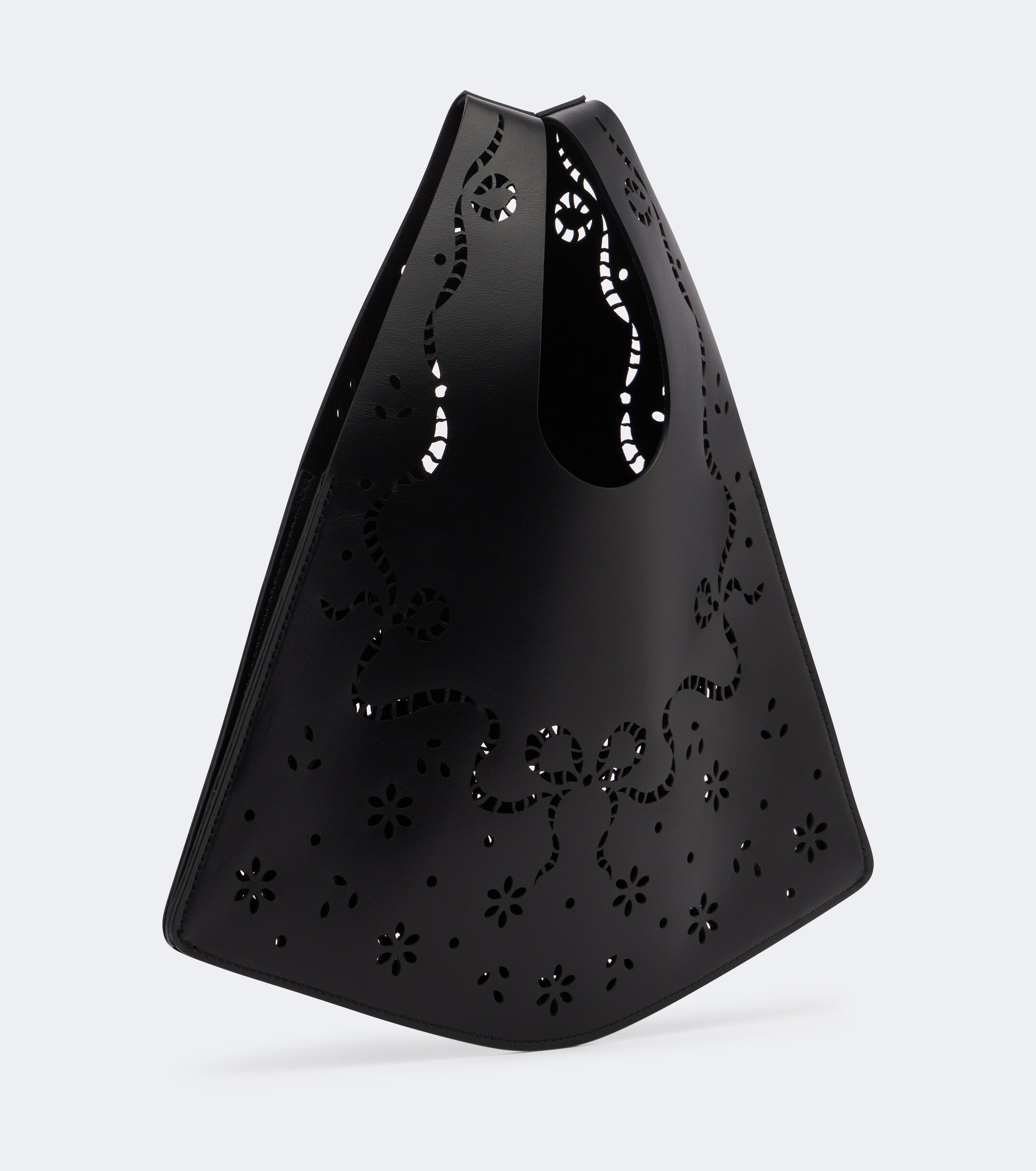 Simone Rocha Mini floral leather shopper