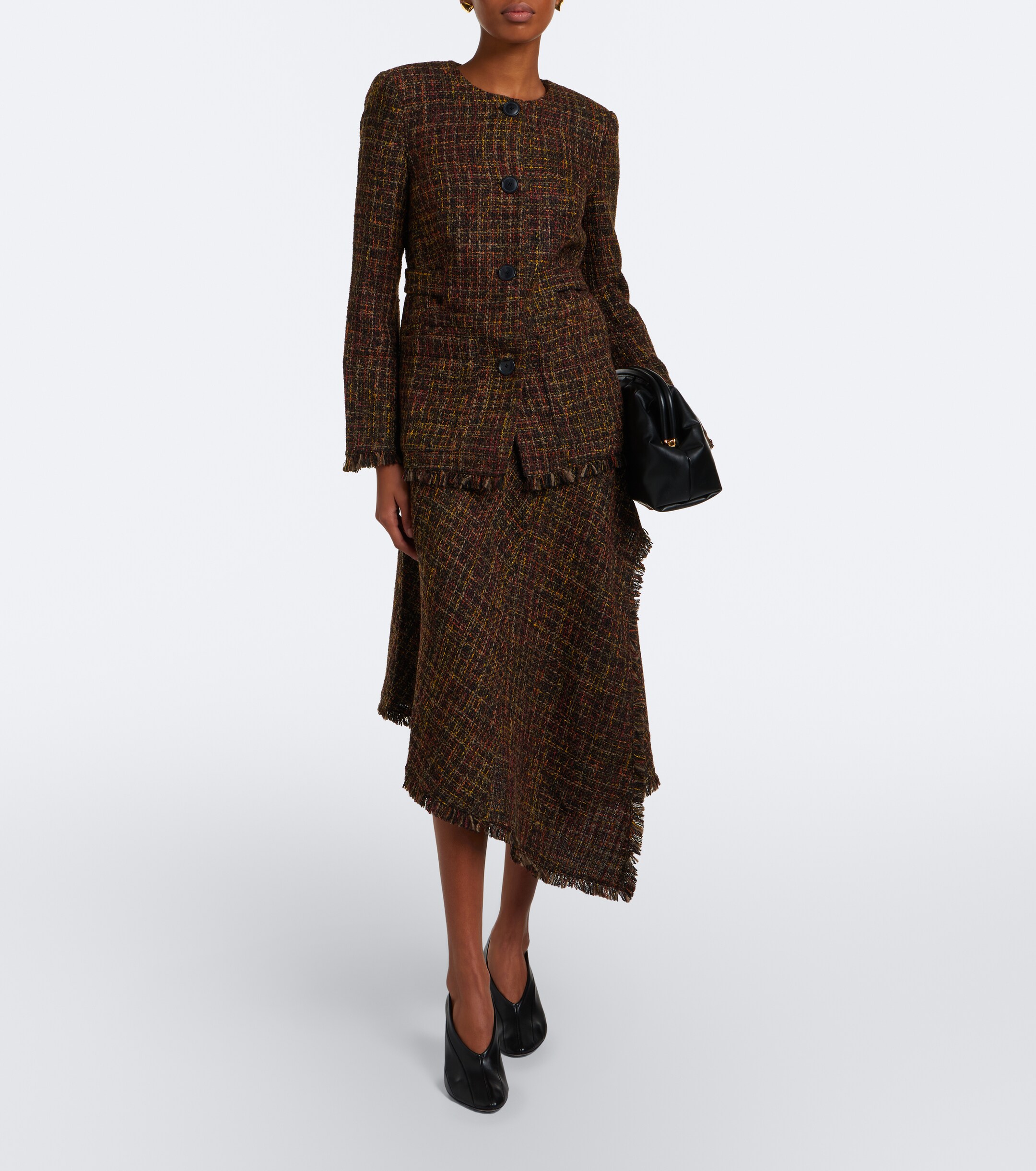 Proenza Schouler Proenza Schouler White Label Layne bouclé midi skirt