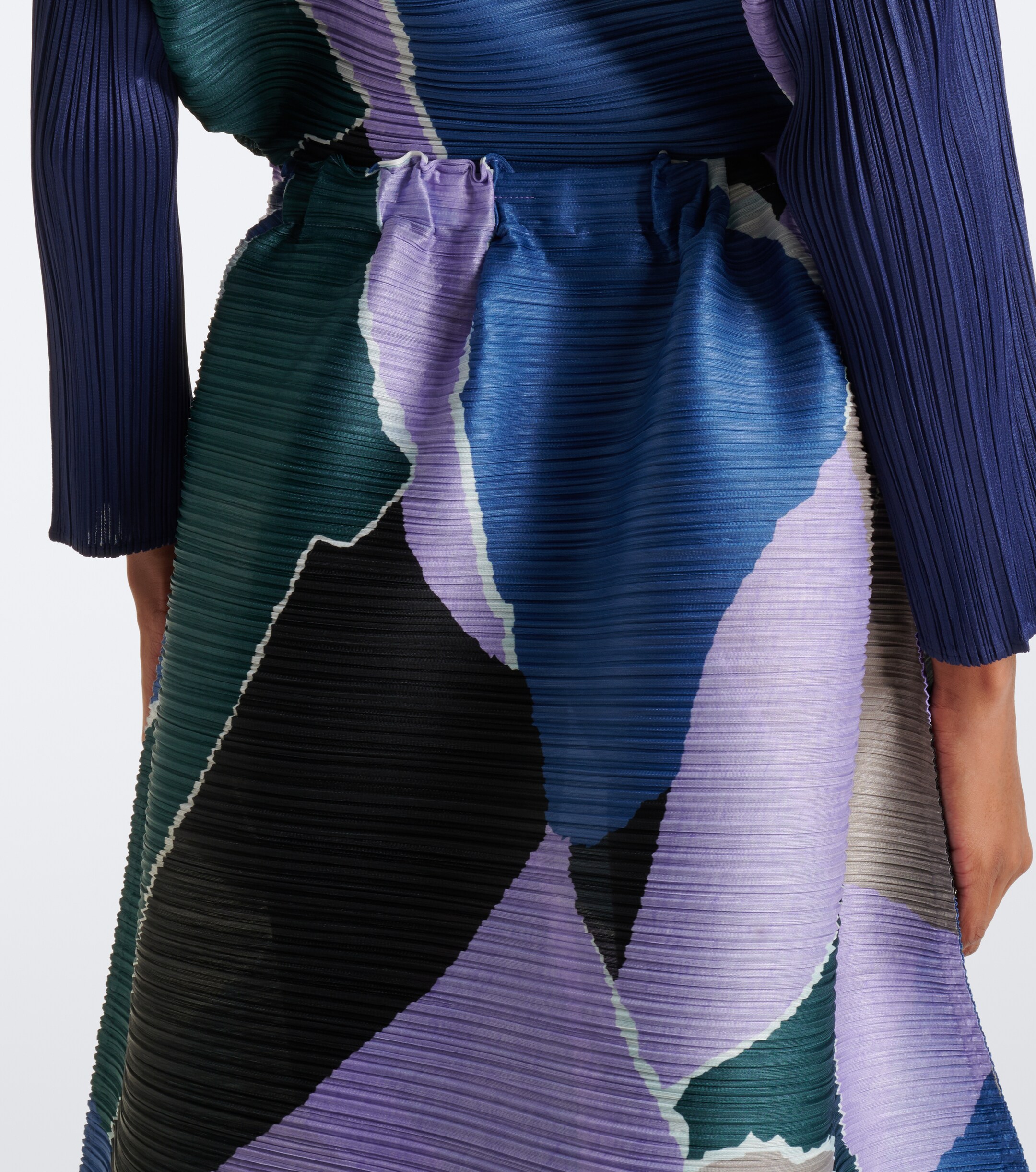 PLEATS PLEASE ISSEY MIYAKE Pleats Please Issey Miyake Surprise! pleated printed midi skirt