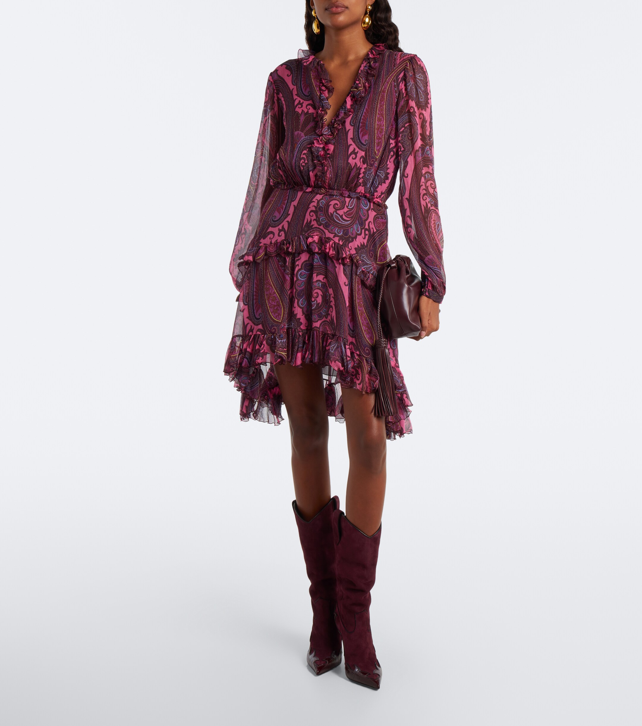 Paris Texas Paris Texas Lidia Queen of Hearts suede mid-calf boots