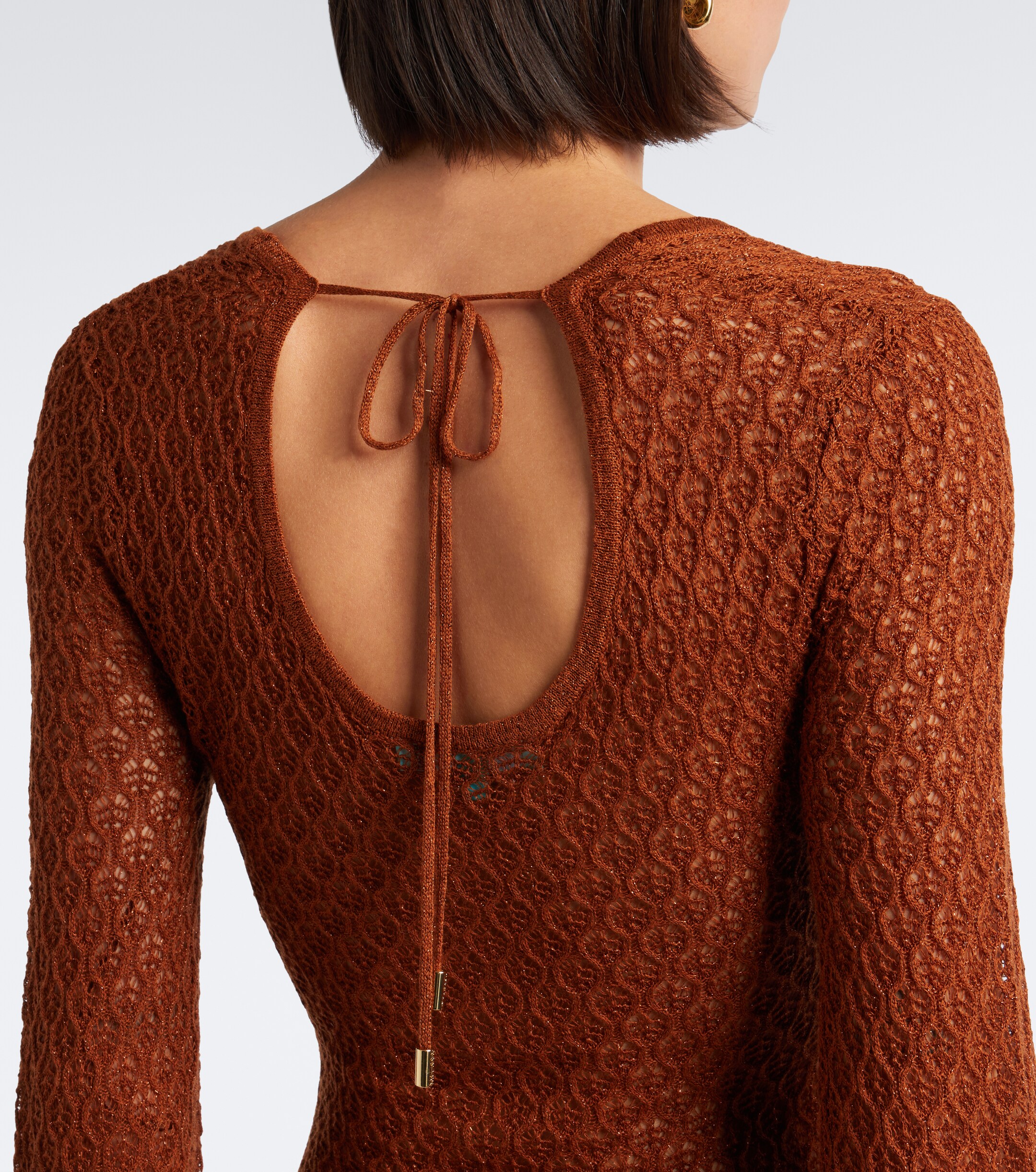 Melissa Odabash Melissa Odabash Casey open-knit midi dress
