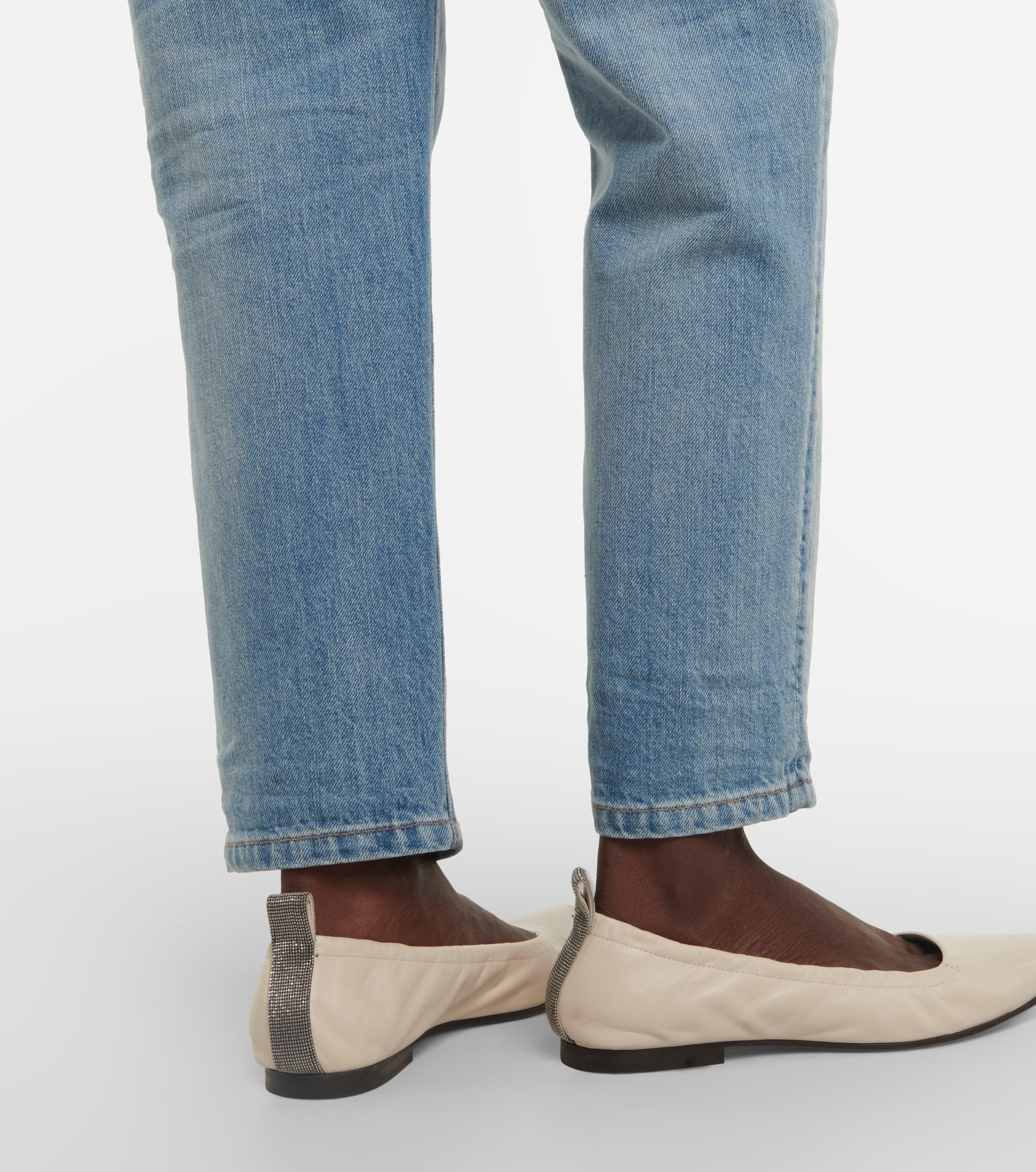 Brunello Cucinelli Leather ballet flats