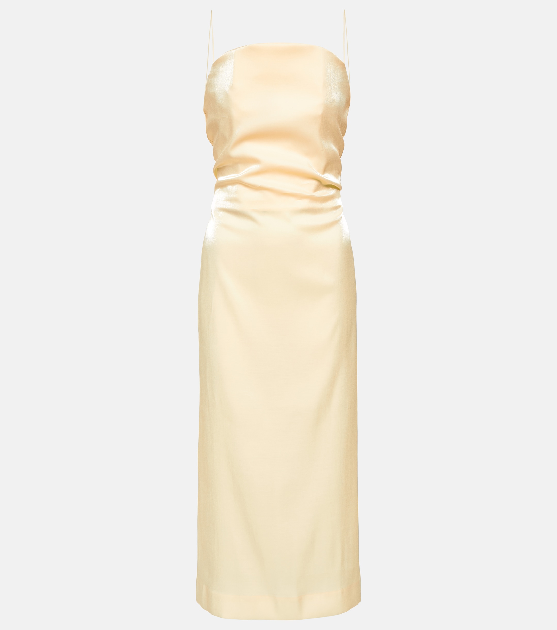 jacquemus satin dress Jacquemus - La Saudade asymmetrical satin dress by Jacquemus