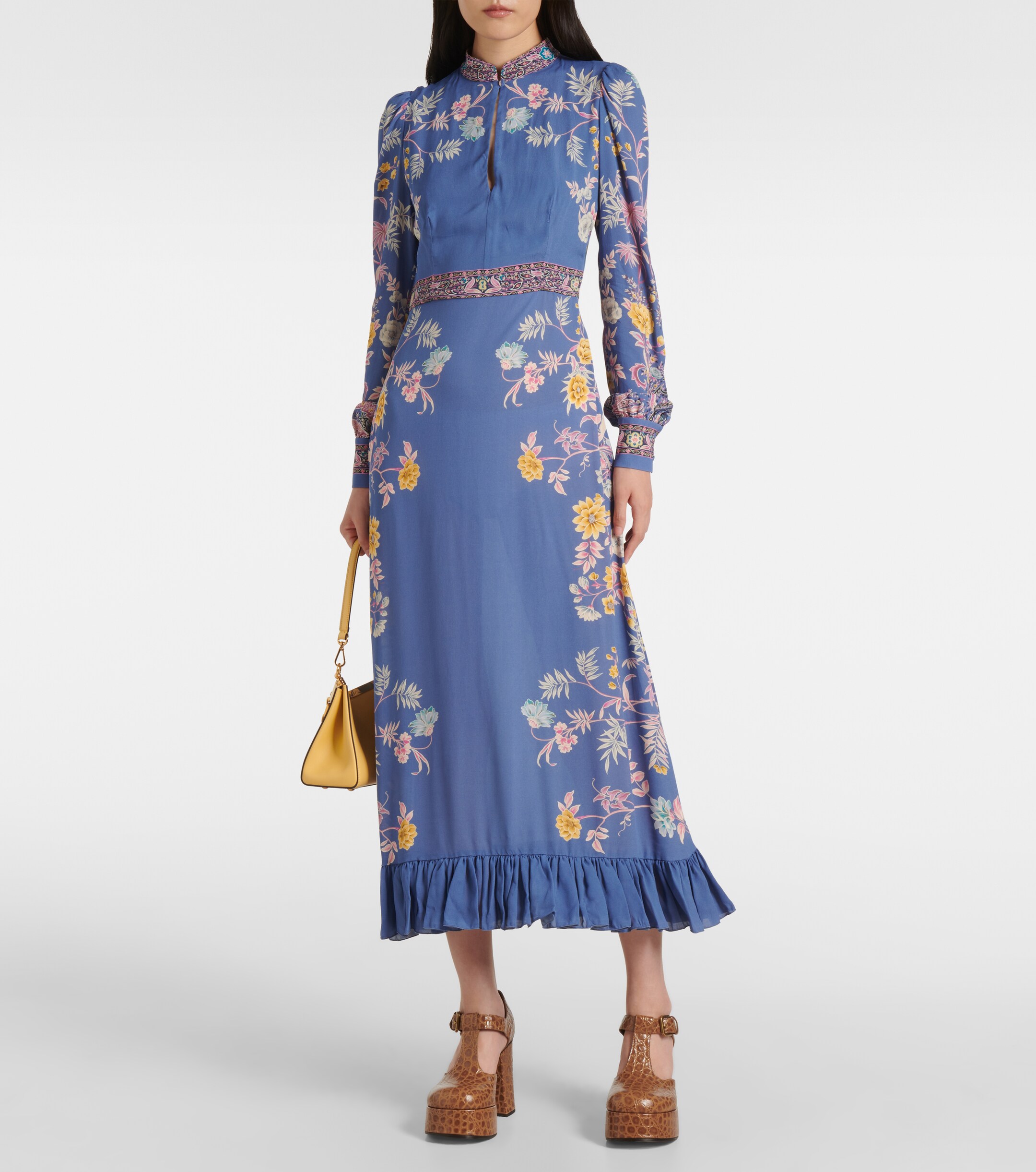 Etro Floral midi dress