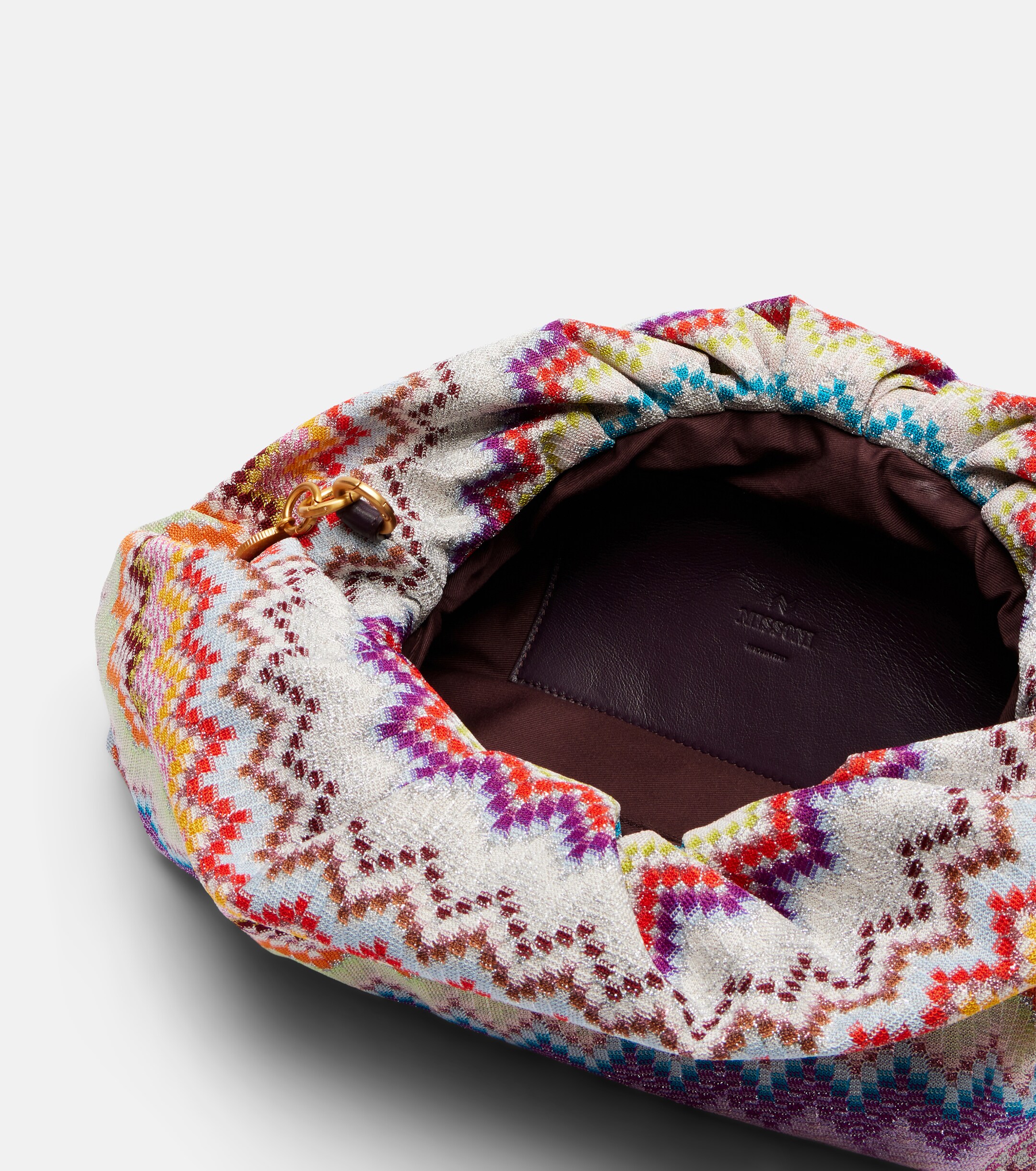 Missoni Zigzag Large jacquard clutch
