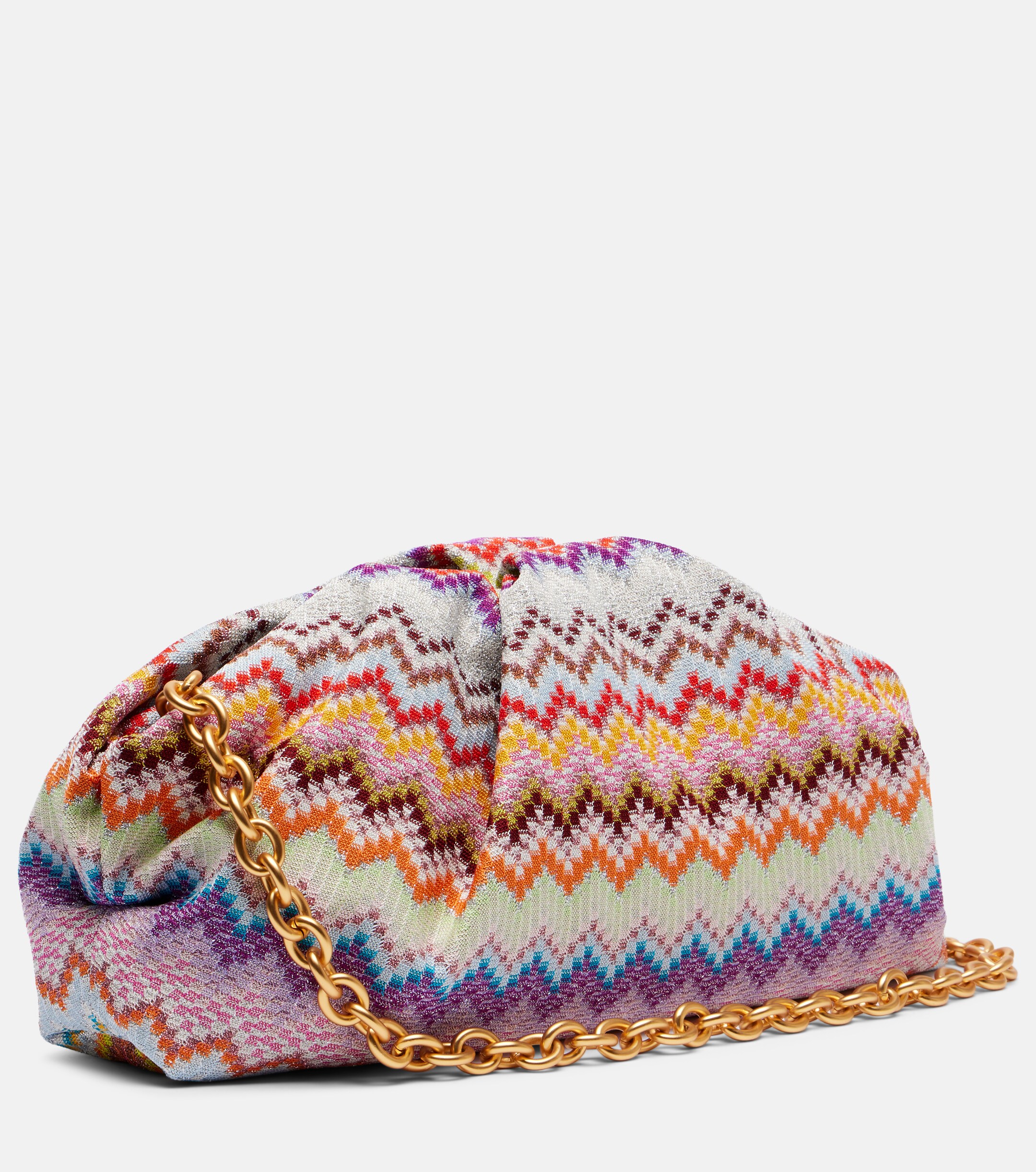 Missoni Zigzag Large jacquard clutch