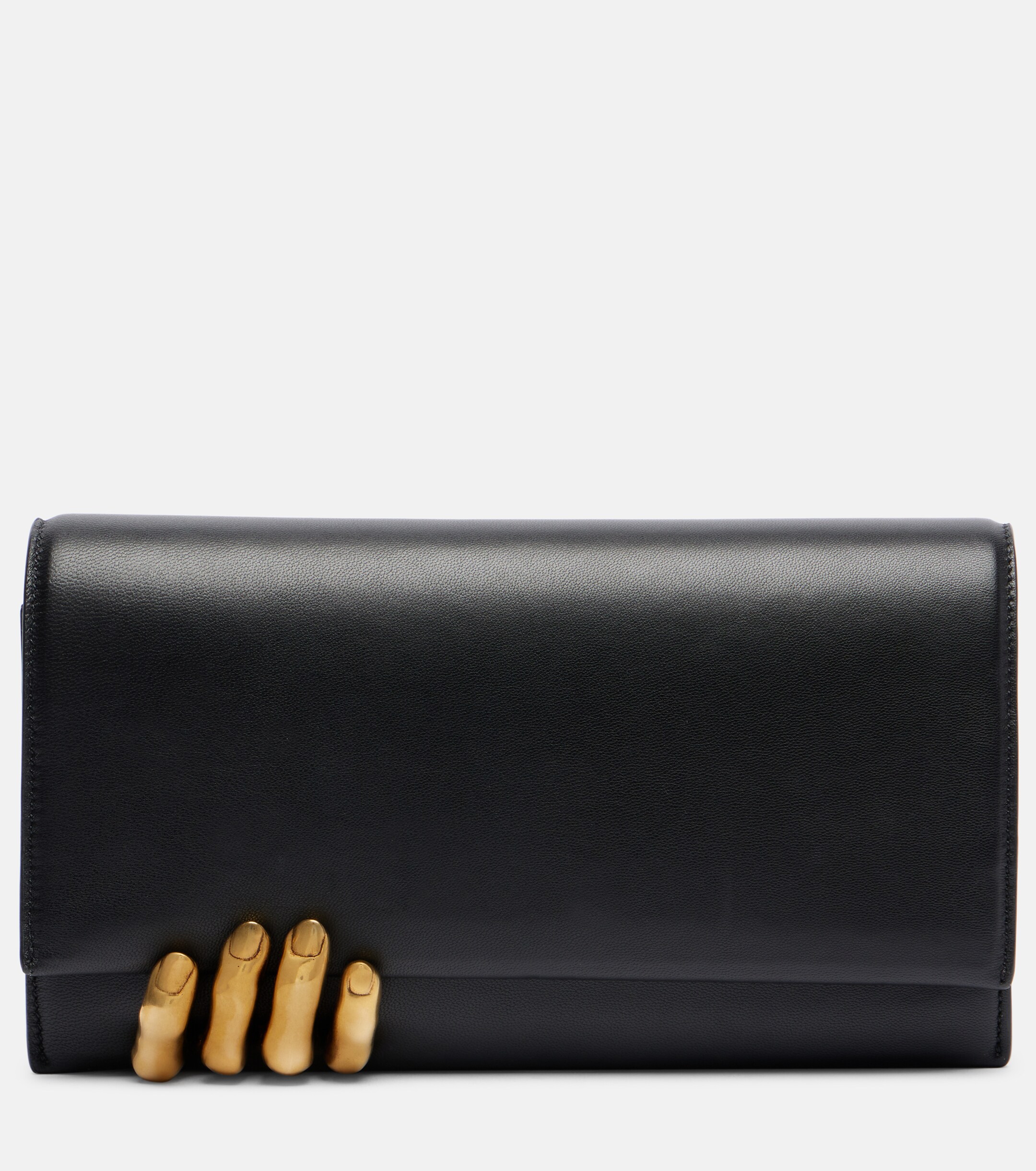 KHAITE Hand leather clutch