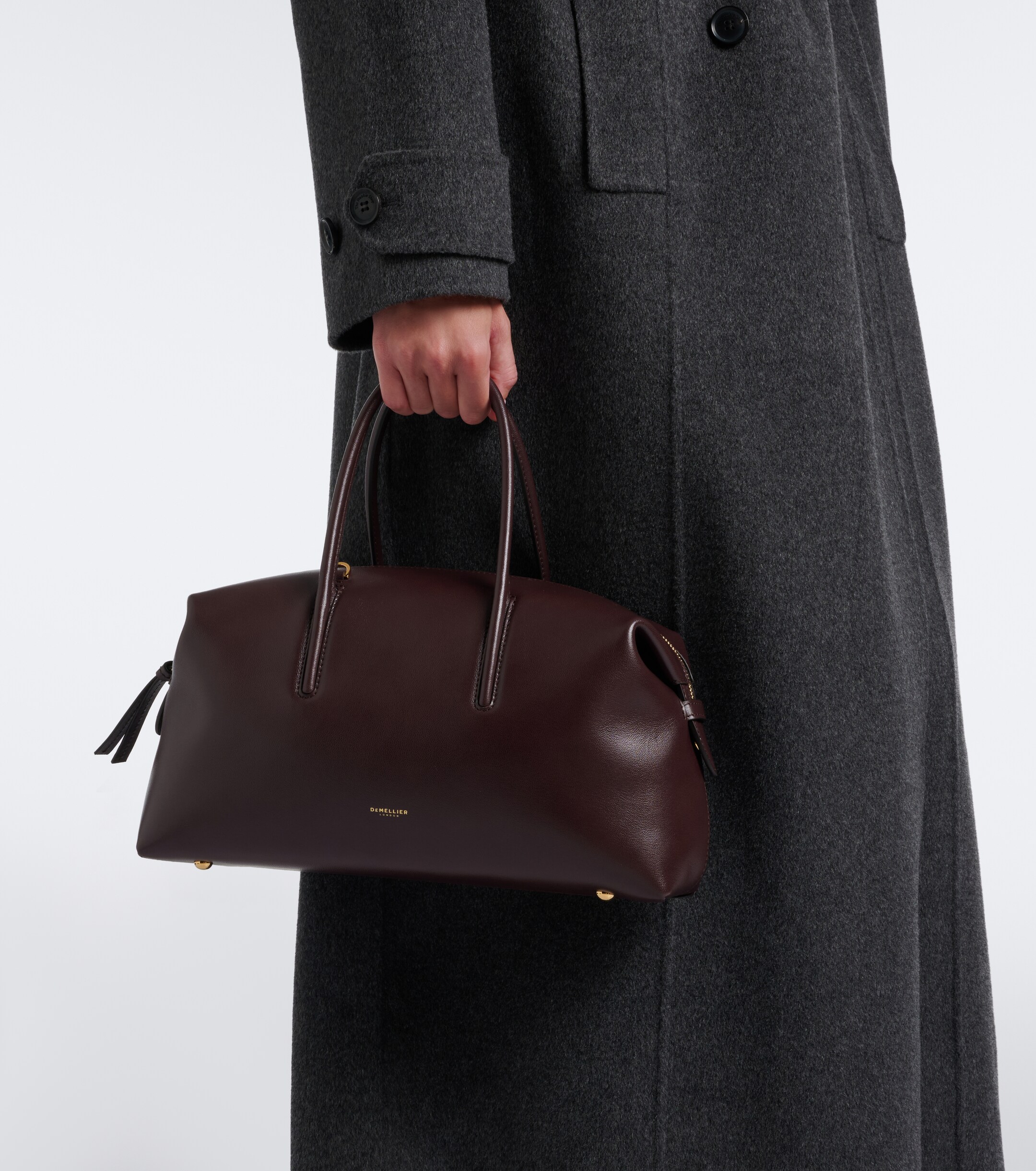DeMellier DeMellier Stockholm Midi leather top-handle bag