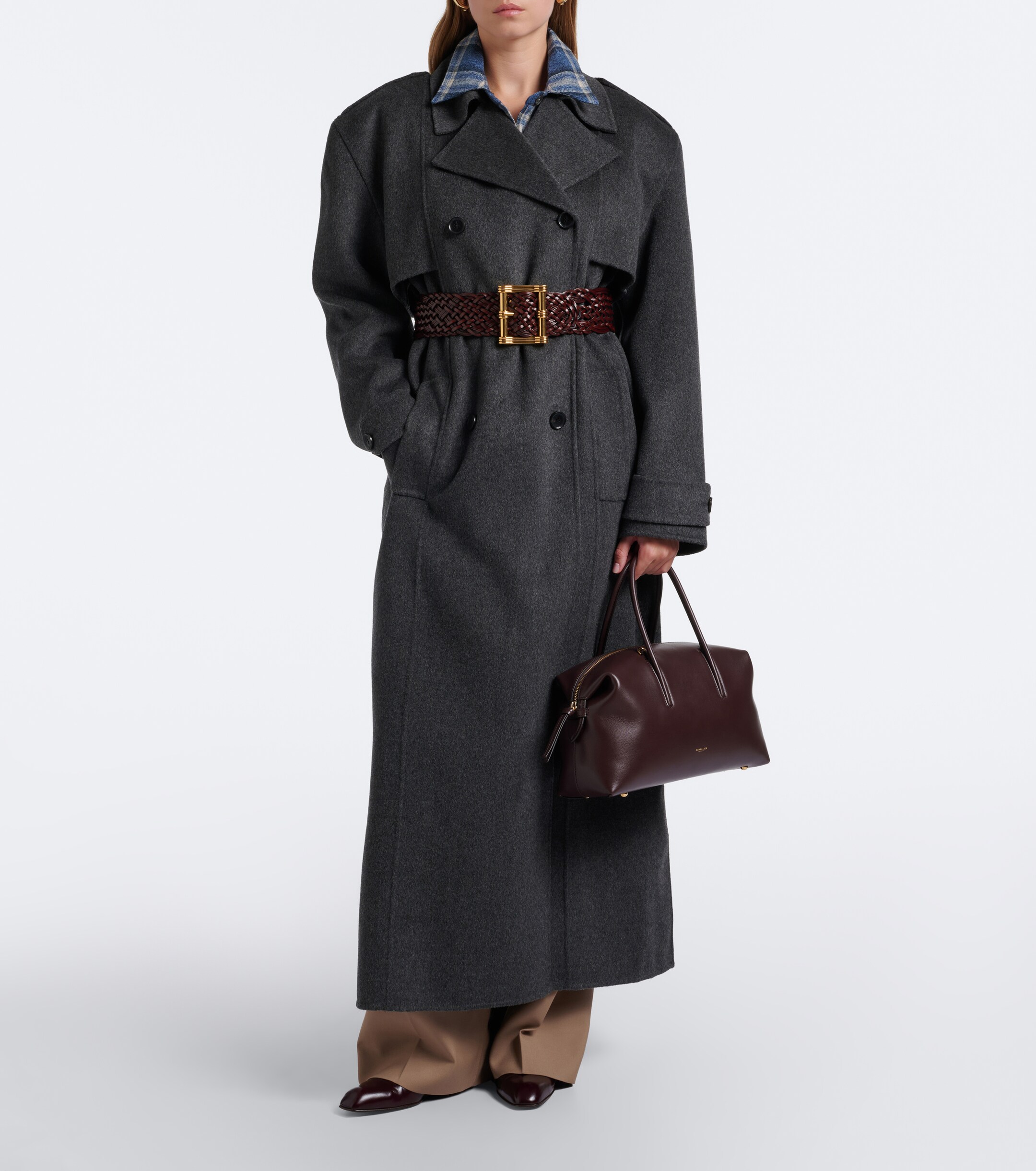 DeMellier DeMellier Stockholm Midi leather top-handle bag