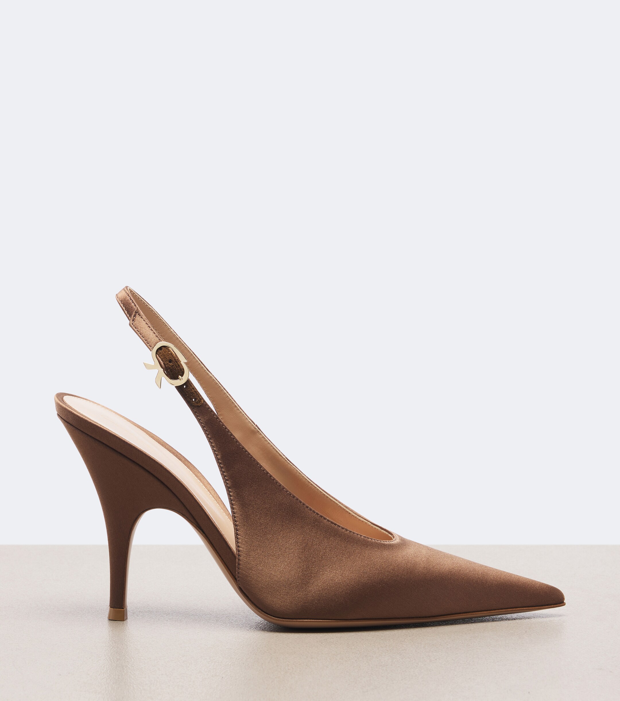 GIANVITO ROSSI Gianvito Rossi Sofia satin slingback pumps