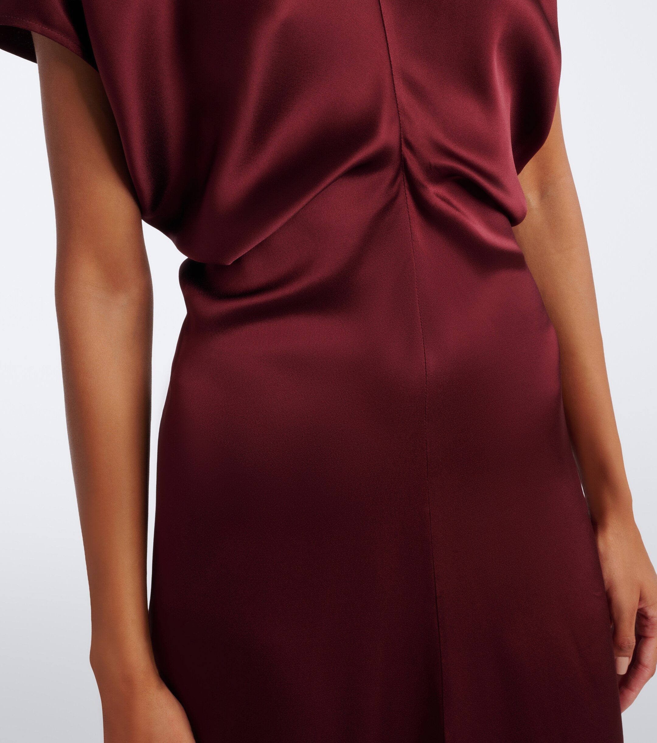TOTEME Toteme Draped crêpe satin maxi dress