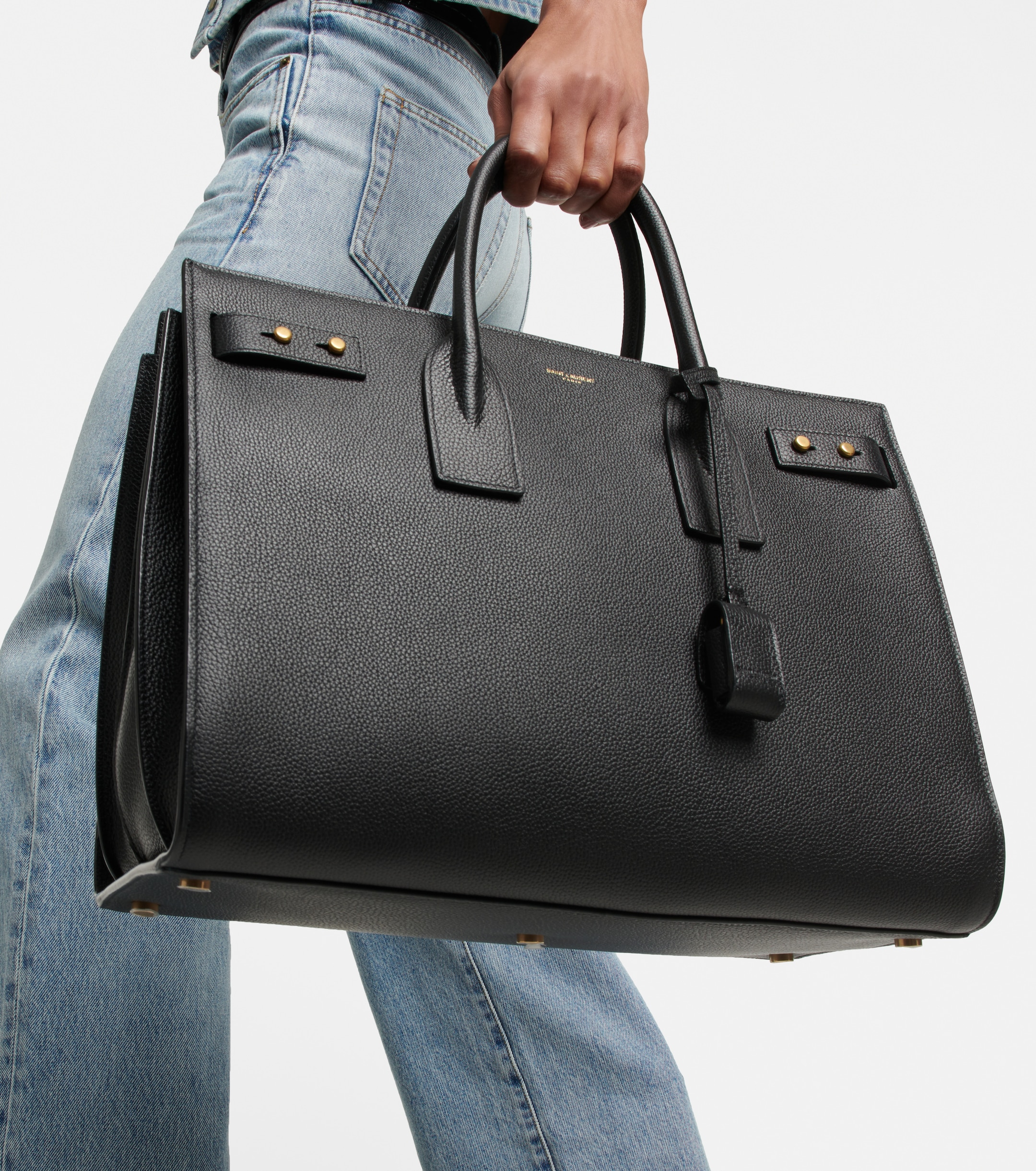 Saint Laurent Sac De Jour Medium leather tote bag