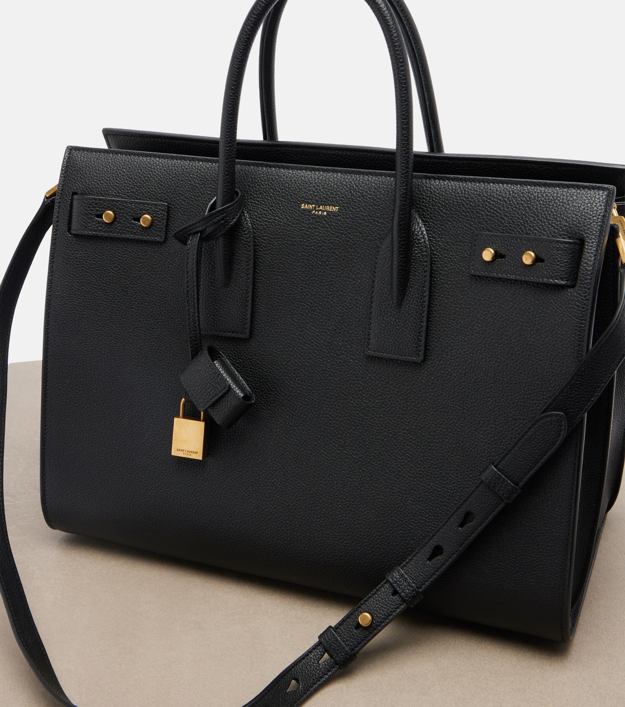 Saint Laurent Sac De Jour Medium leather tote bag