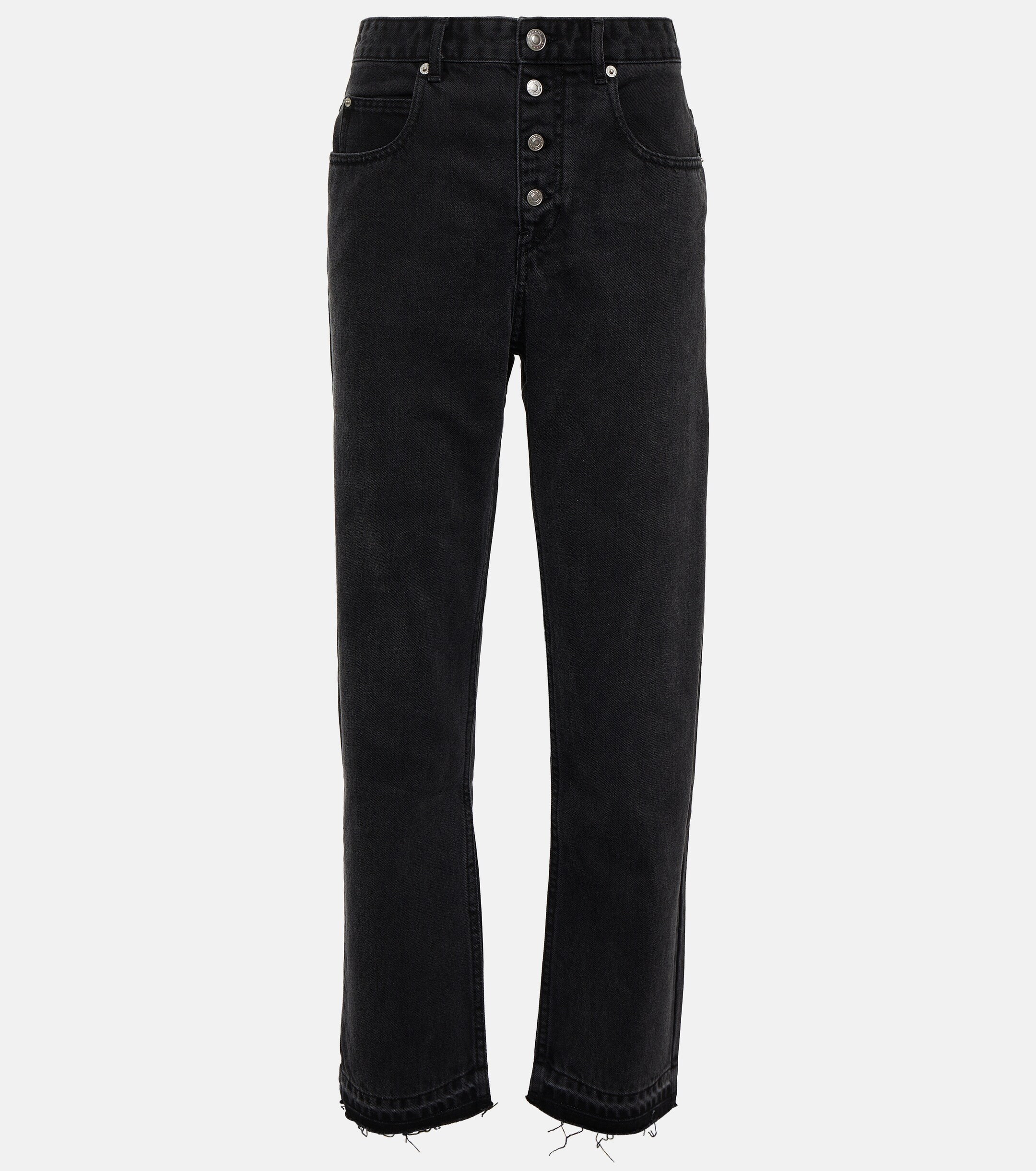 Marant Étoile Belden high-rise straight jeans