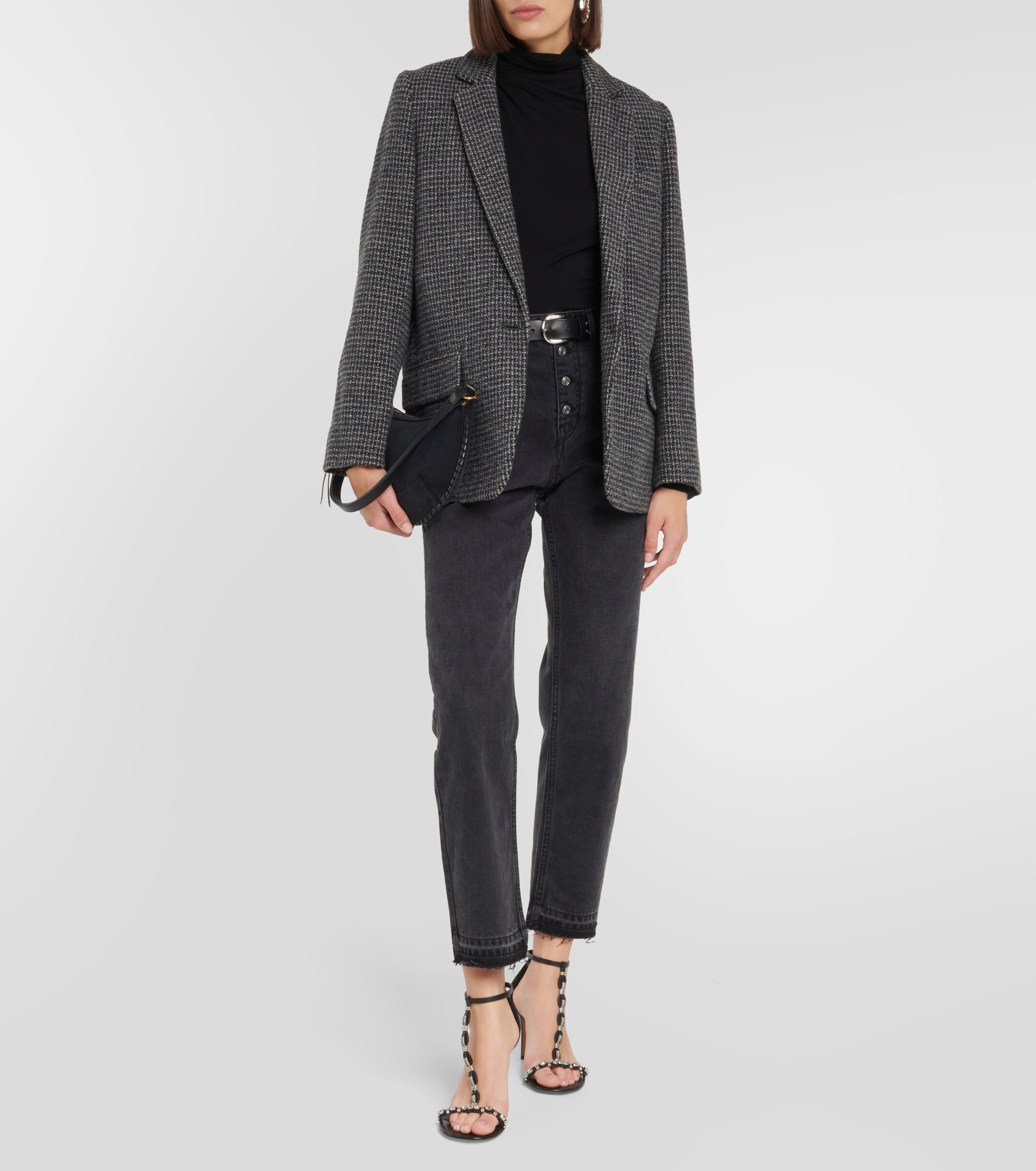 Marant Étoile Belden high-rise straight jeans