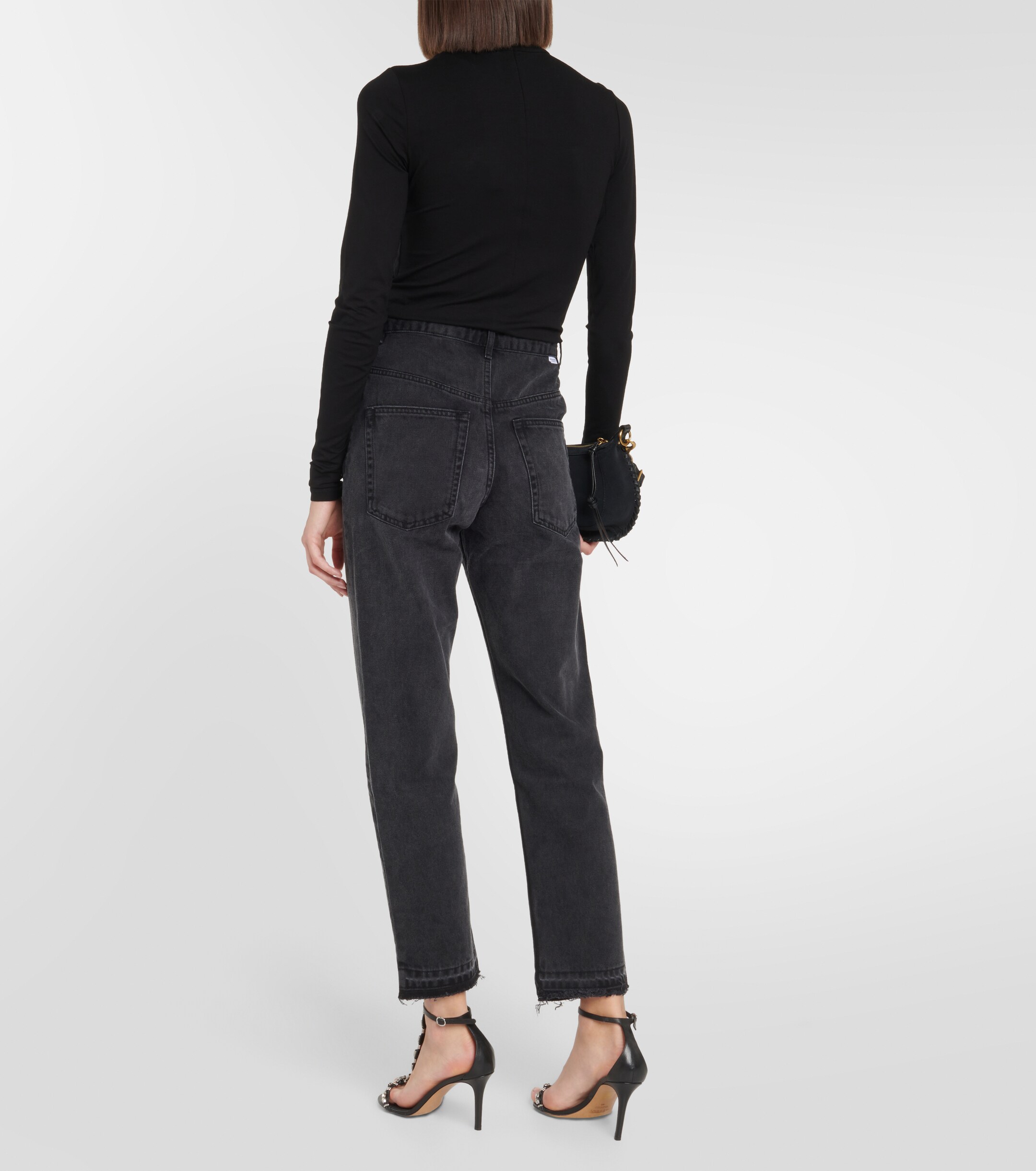 Marant Étoile Belden high-rise straight jeans